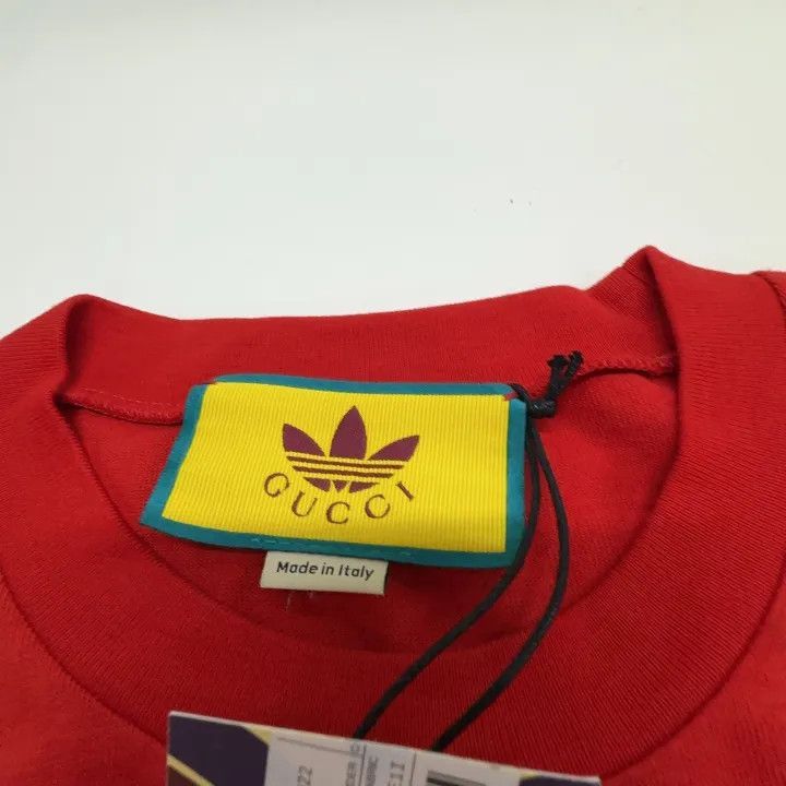 Gucci Gucci Gucci x Adidas Colorful Logo Long Sleeve Tee -2506 Size US S / EU 44-46 / 1 - 3 Thumbnail