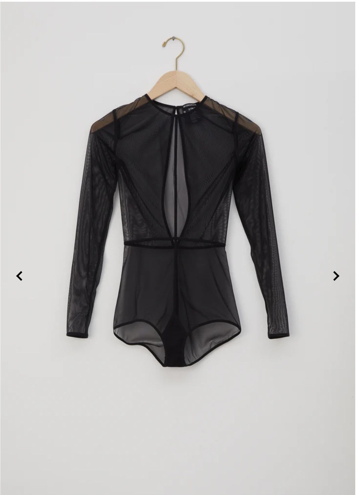 Ann Demeulemeester ANN DEMEULEMEESTER New Soft Tulle Bodysuit Size XS / US 0-2 / IT 36-38 - 7 Thumbnail