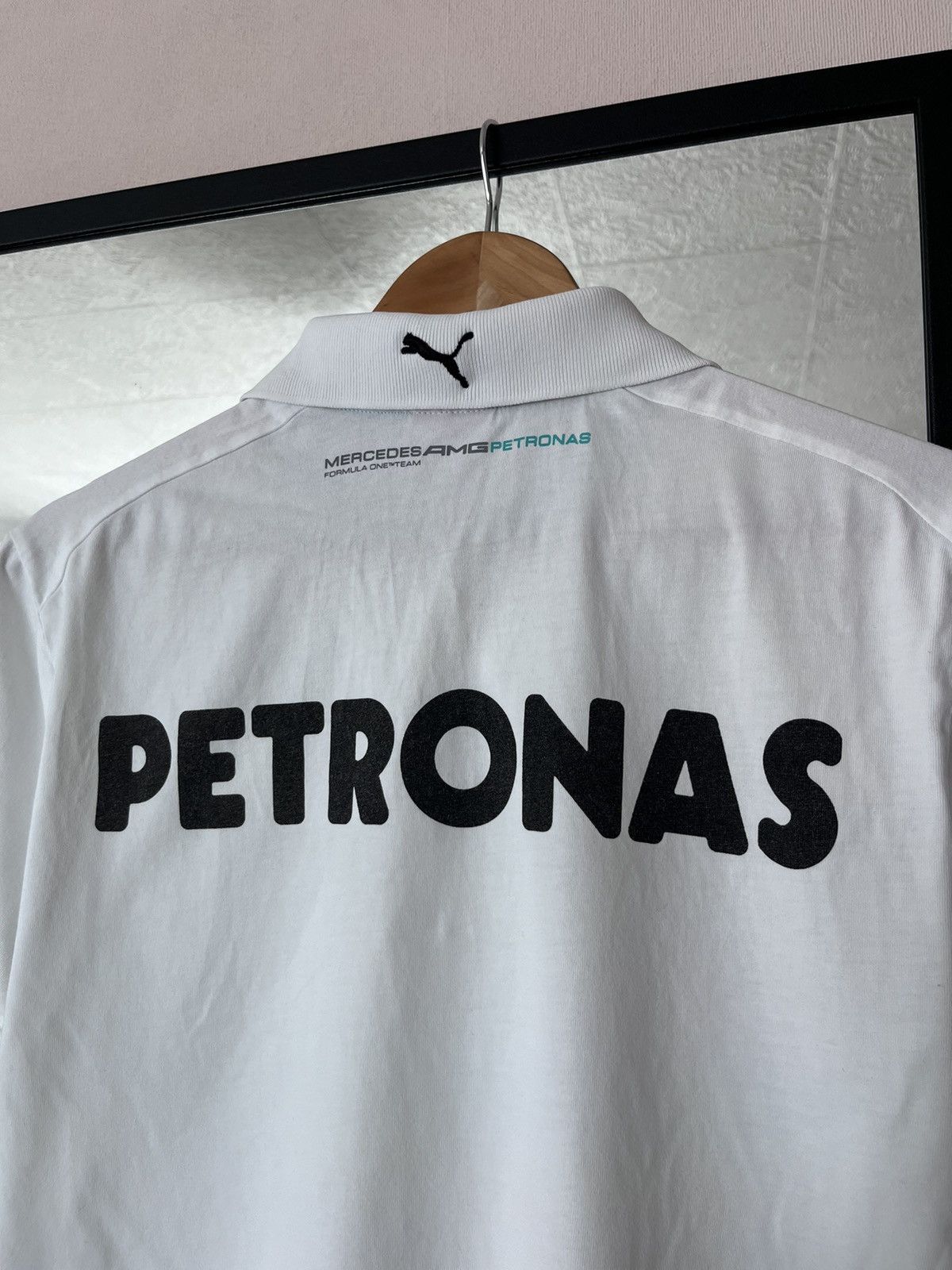 Puma Vintage Mercedes Benz Formula One Petronas AMG Polo Y2K Size US M / EU 48-50 / 2 - 7 Thumbnail