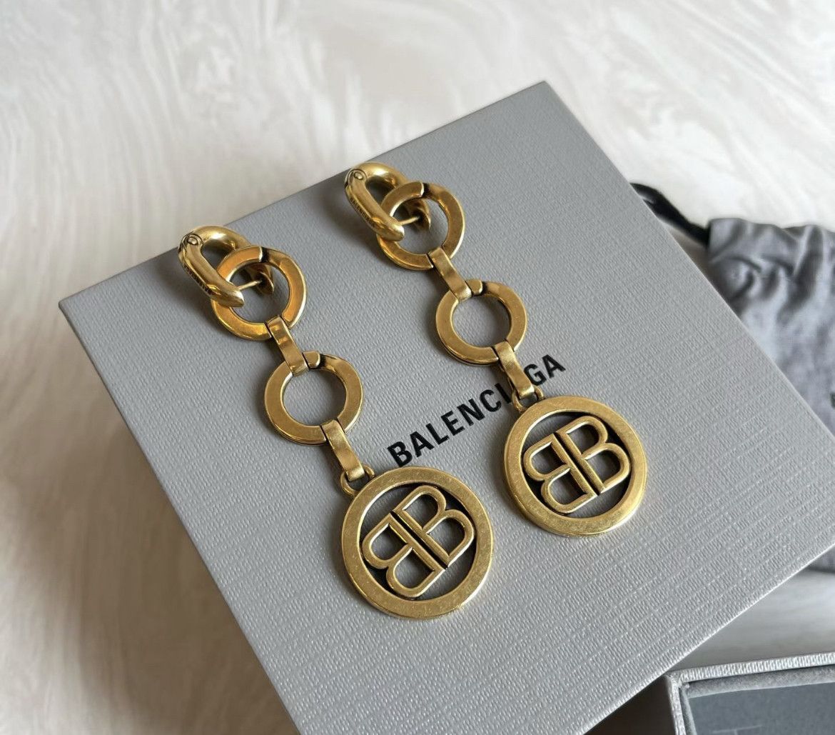 Balenciaga Balenciaga BB logo earrings hbl Size ONE SIZE - 1 Thumbnail