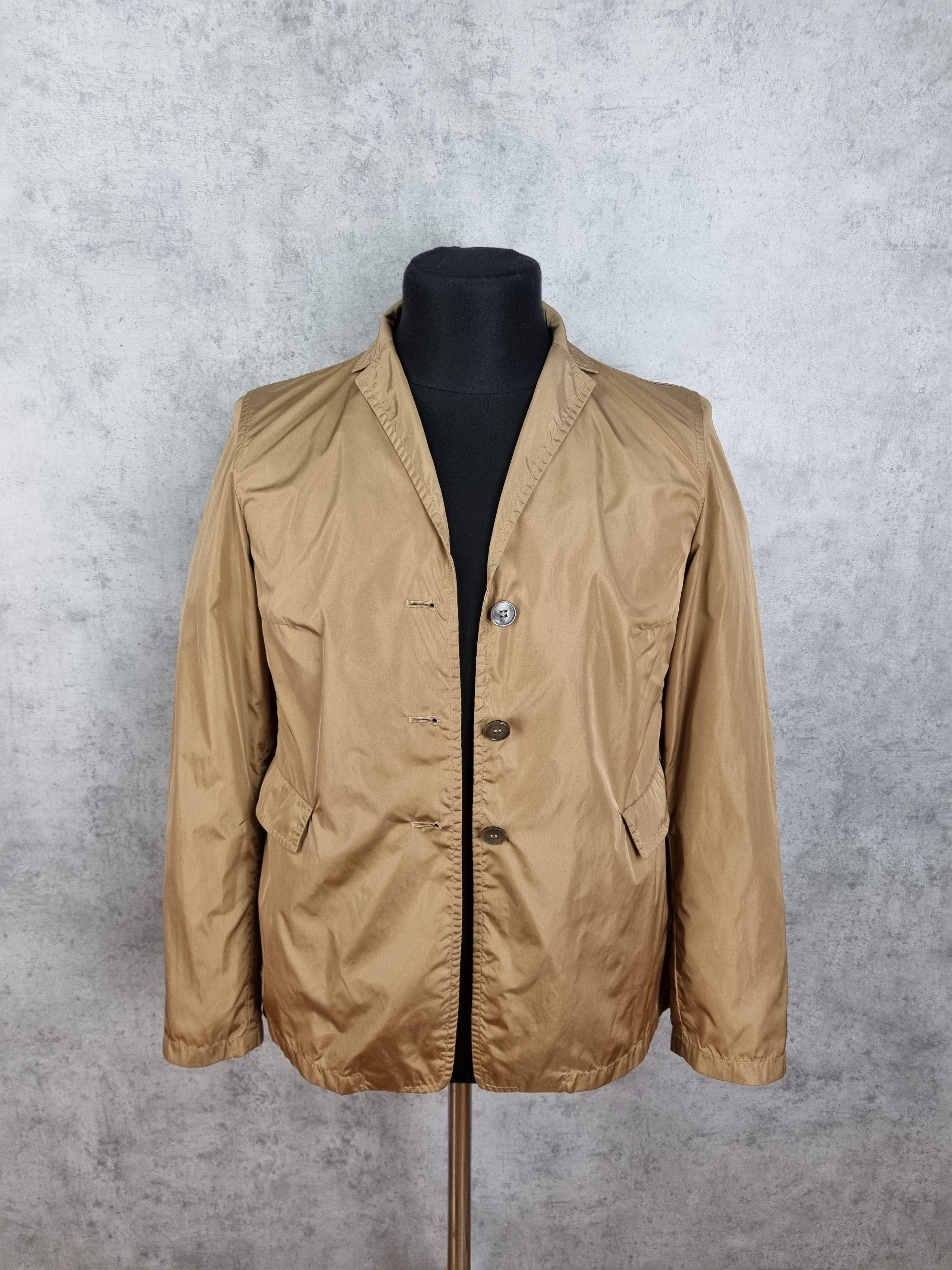 Jil Sander × Vintage 80s Vintage Nylon Blazer Jacket RAF SIMONS era Size S / US 4 / IT 40 - 19 Thumbnail