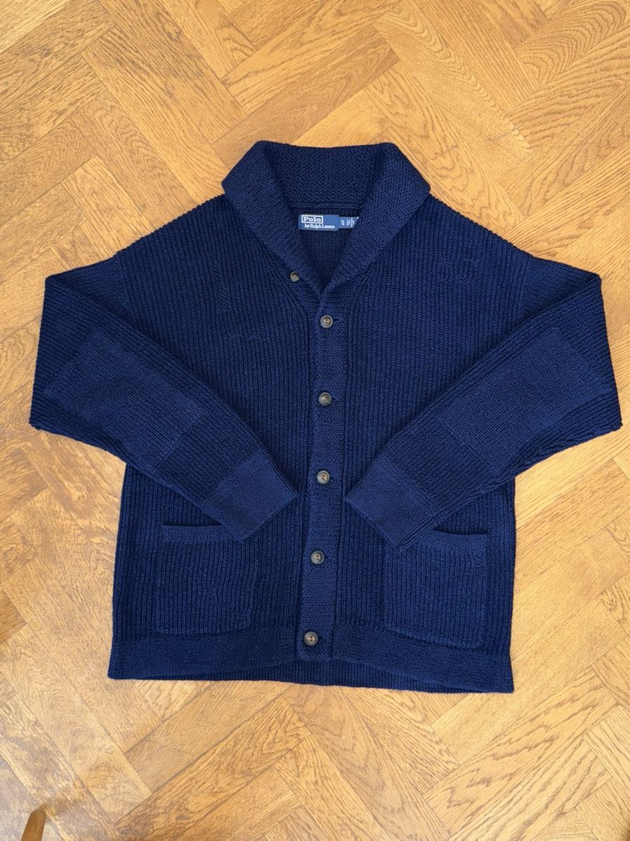 Polo Ralph Lauren Polo by Ralph Lauren Shawl-Collar Cardigan Sweater Size US XXL / EU 58 / 5 - 5 Thumbnail