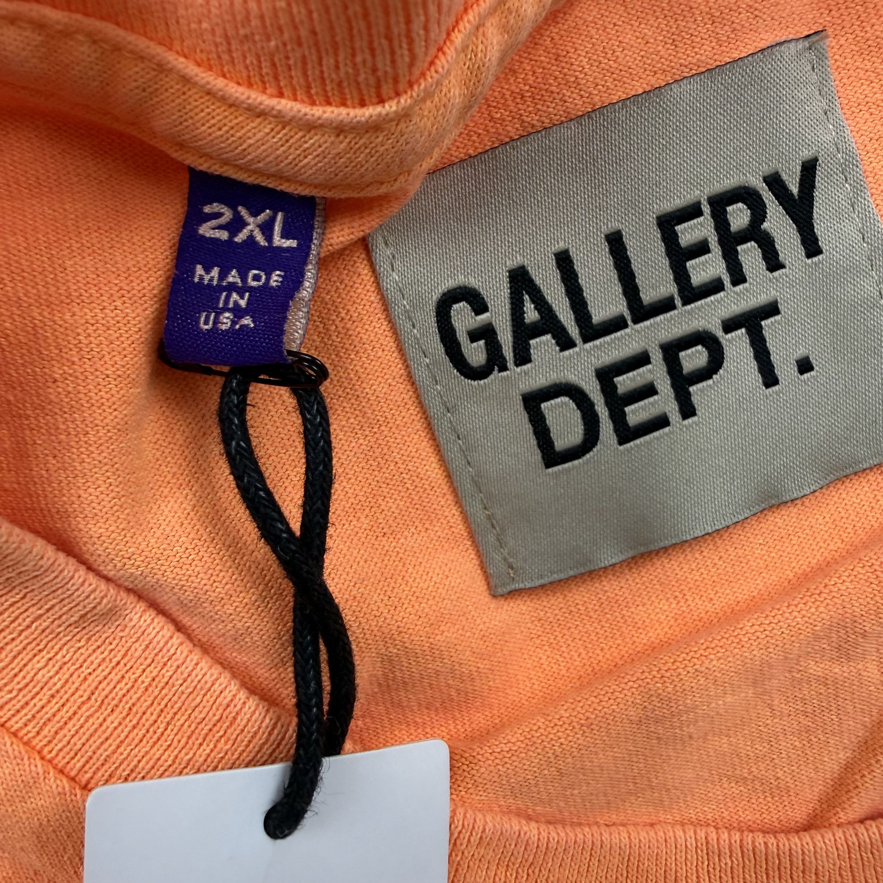 Gallery Dept. Gallery Dept Dept de la Galerie Orange Graphic T-Shirt Mens Size US XXL / EU 58 / 5 - 6 Thumbnail