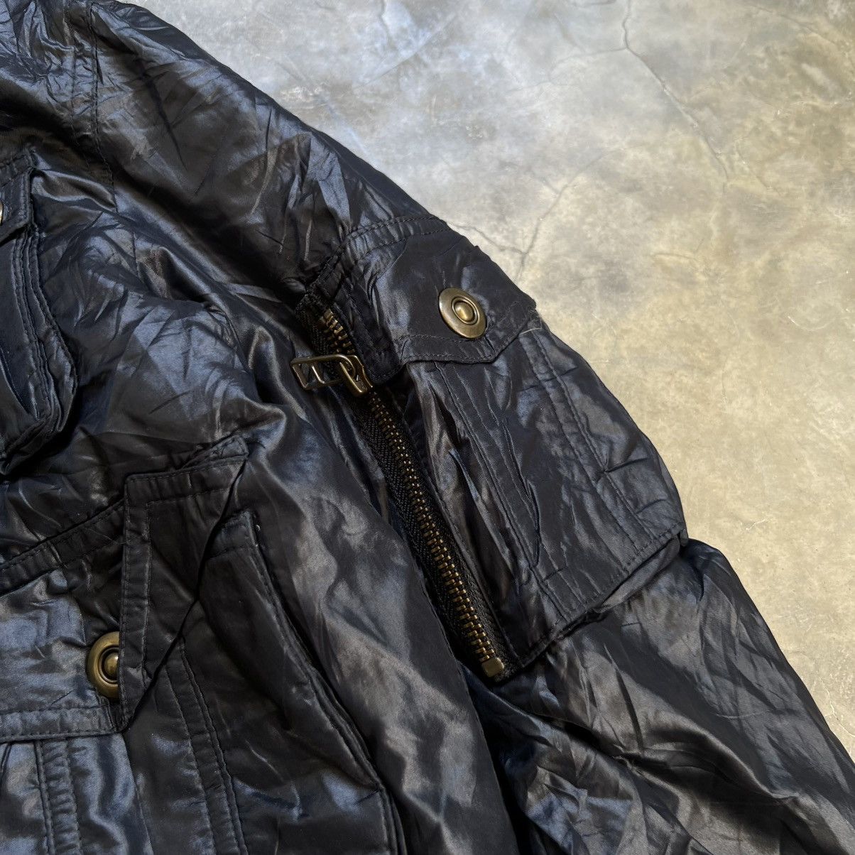 14th Addiction 2000’s M’C J’A Vkei Style Nylon Multi Pocket Fur Jacket Size US S / EU 44-46 / 1 - 5 Thumbnail