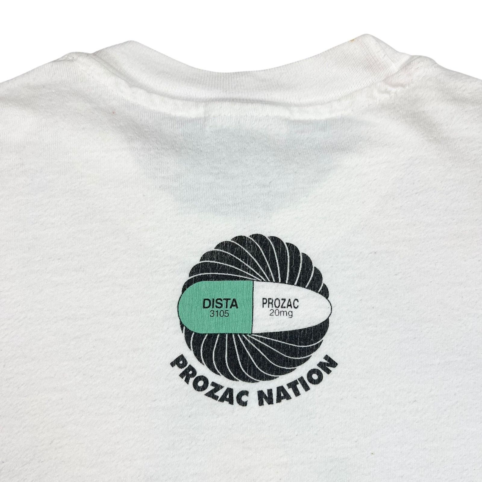 Hanes × Vintage Vintage 90s Marilyn Monroe Prozac Nation antidepressants tee Size US L / EU 52-54 / 3 - 8 Thumbnail