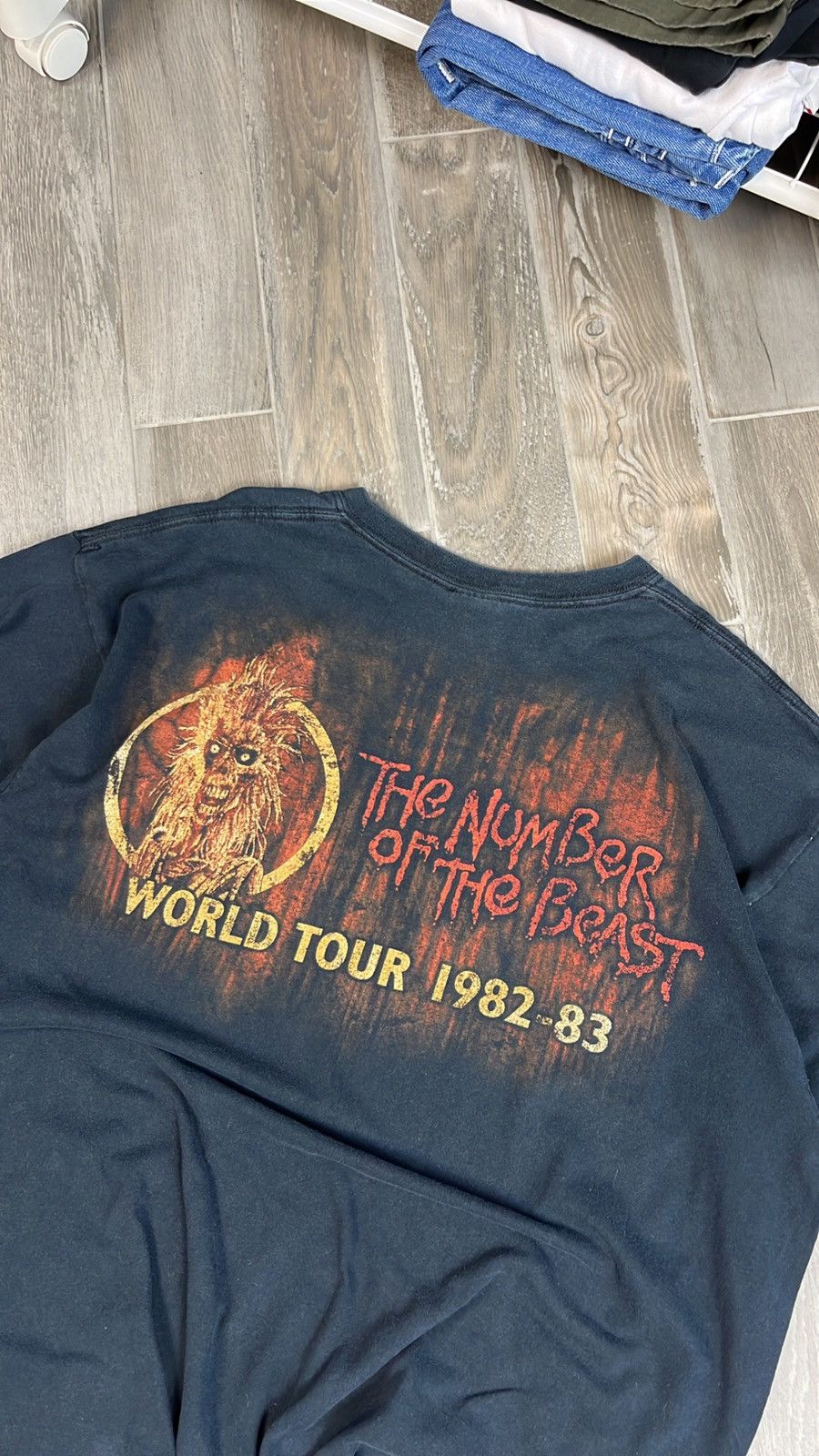 Gildan × Iron Maiden × Vintage Rare❗️Vintage 00s Iron Maiden Gildan World Tour 1982-83 tee Size US L / EU 52-54 / 3 - 5 Thumbnail