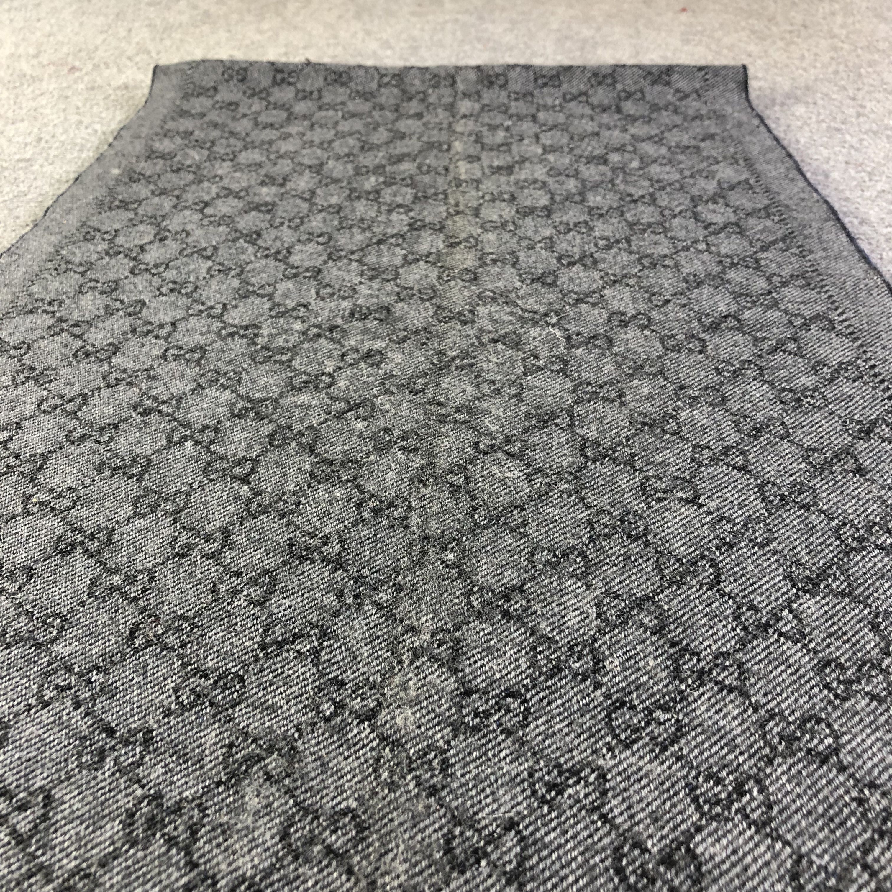 Gucci Gucci Monogram GG Full Print Wool Scarf Muffler V2628 Size ONE SIZE - 6 Thumbnail