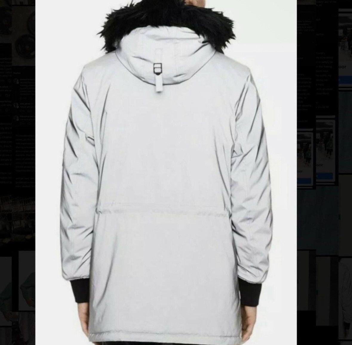 Calvin Klein Reflective Silver Calvin Klein Parka Size US XL / EU 56 / 4 - 5 Thumbnail
