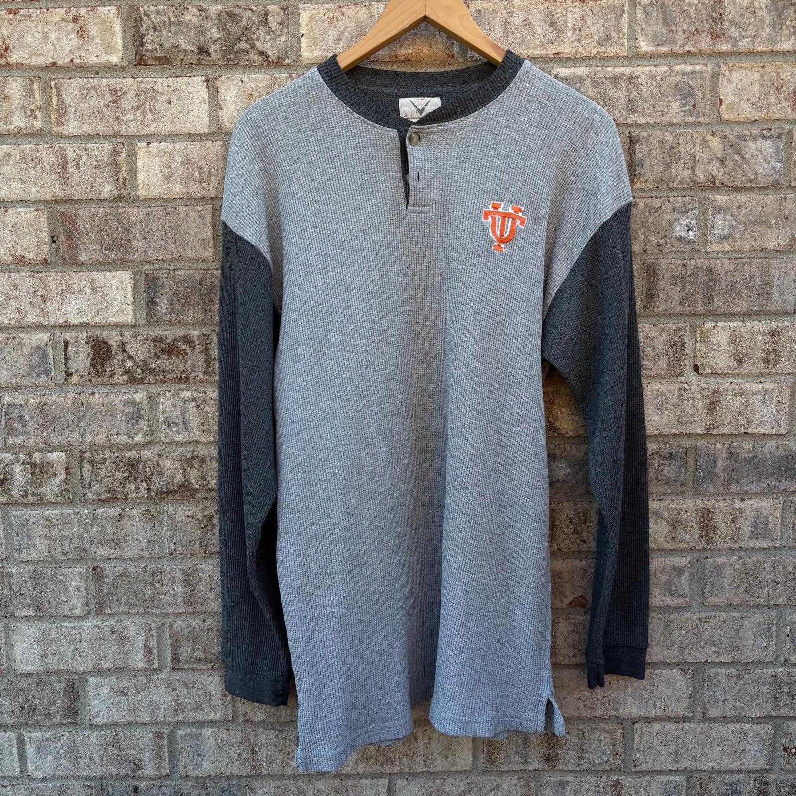 Tultex Vintage 90s UT sweatshirt thermal Size US XL / EU 56 / 4 - 8 Thumbnail