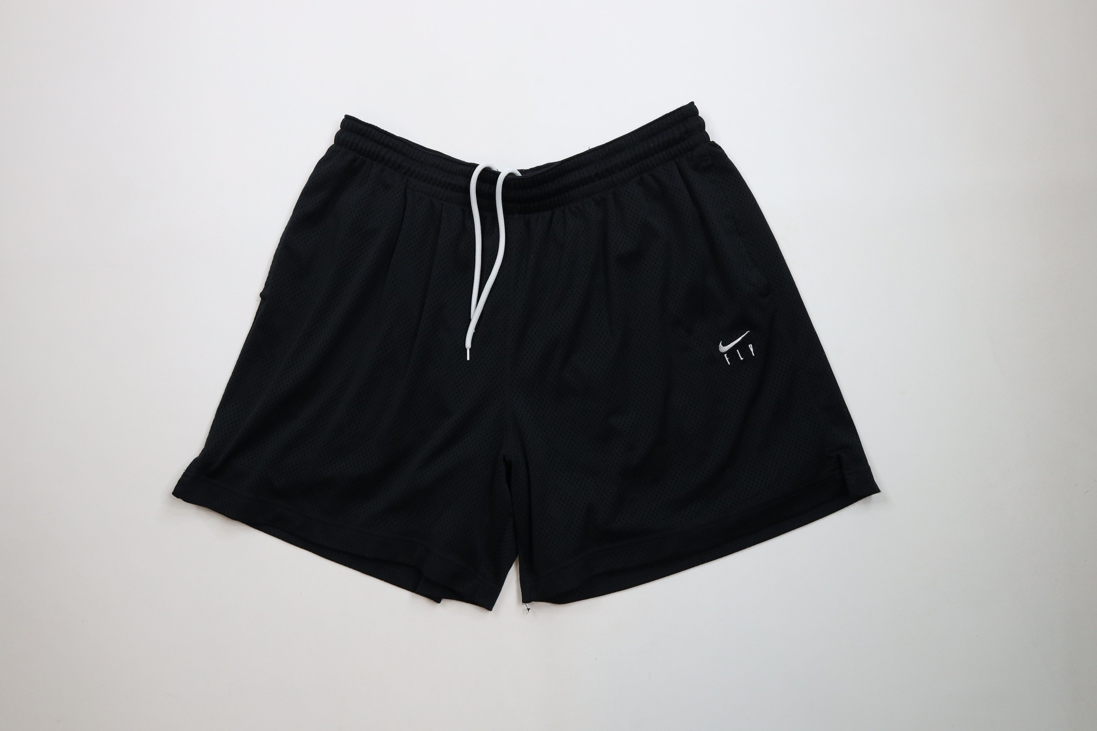 Nike × Vintage Nike Oversized Travis Scott Mini Swoosh Fly Mesh Shorts Size 34" / US 12 / IT 48 - 1 Thumbnail