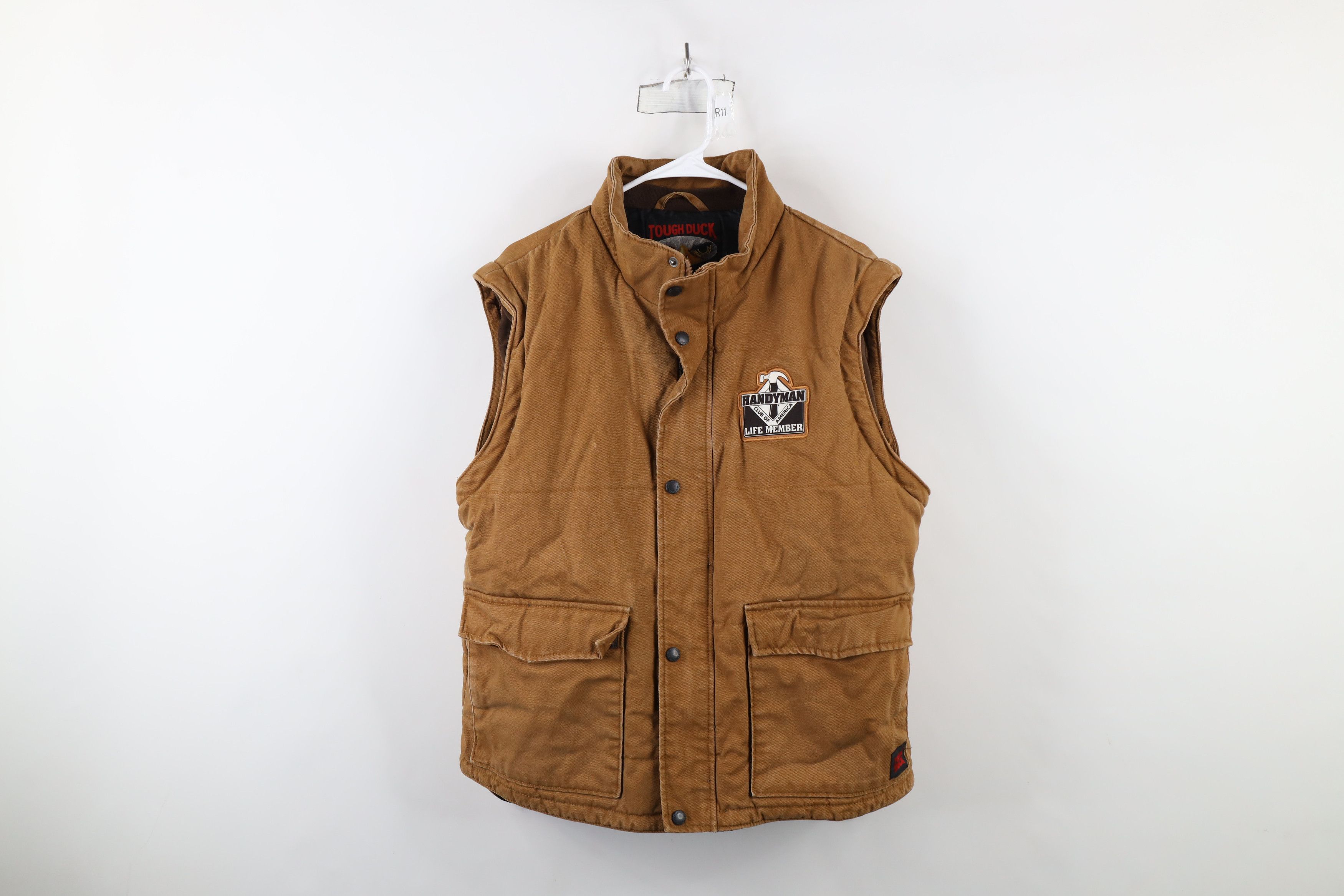 Vintage Vintage 90s Streetwear Convertible Canvas Vest Jacket Size US L / EU 52-54 / 3 - 17 Thumbnail