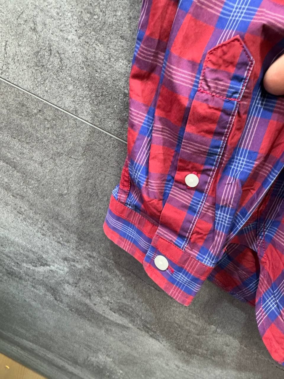 Other Shirt Red Blue checkered FRED PERRY Size US L / EU 52-54 / 3 - 4 Thumbnail
