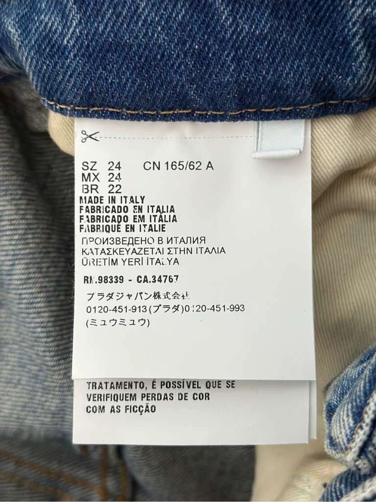 Prada Prada New back triangle logo jeans 2504-Nextarrow Size 24" / US 00 / IT 34 - 6 Thumbnail