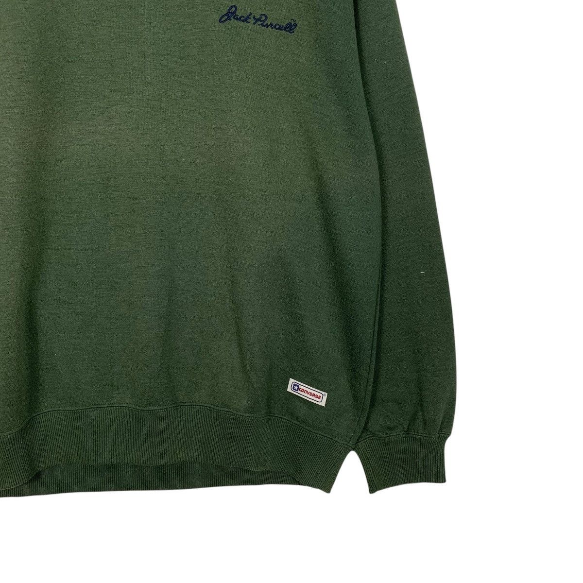Converse Vintage Converse Jack Purcell Plain Sweatshirt Size US L / EU 52-54 / 3 - 4 Thumbnail