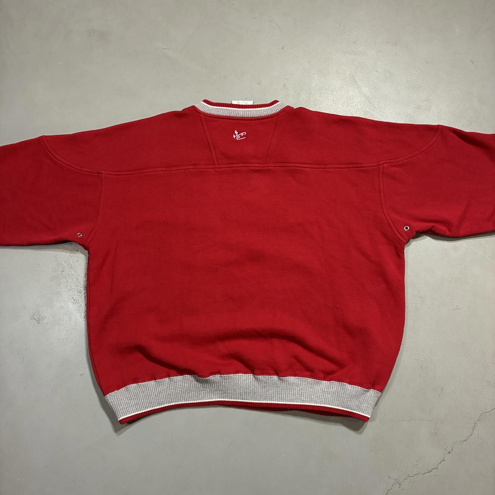 Chase Authentics Y2K Dale Earnhardt Jr. Red Oversized Pullover Sweatshirt XL Size US XL / EU 56 / 4 - 6 Thumbnail