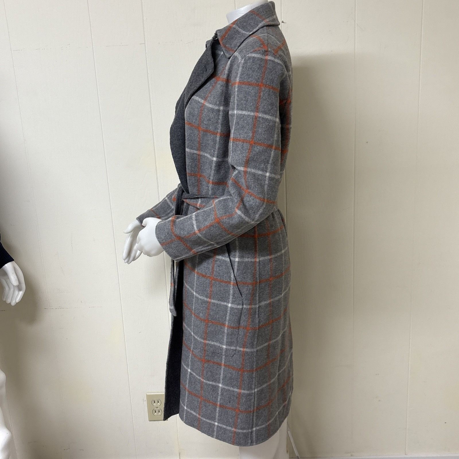 Rag & Bone Rag & Bone Rach Reversible Coat Womens S Belted Wool Blend G Size S / US 4 / IT 40 - 3 Thumbnail