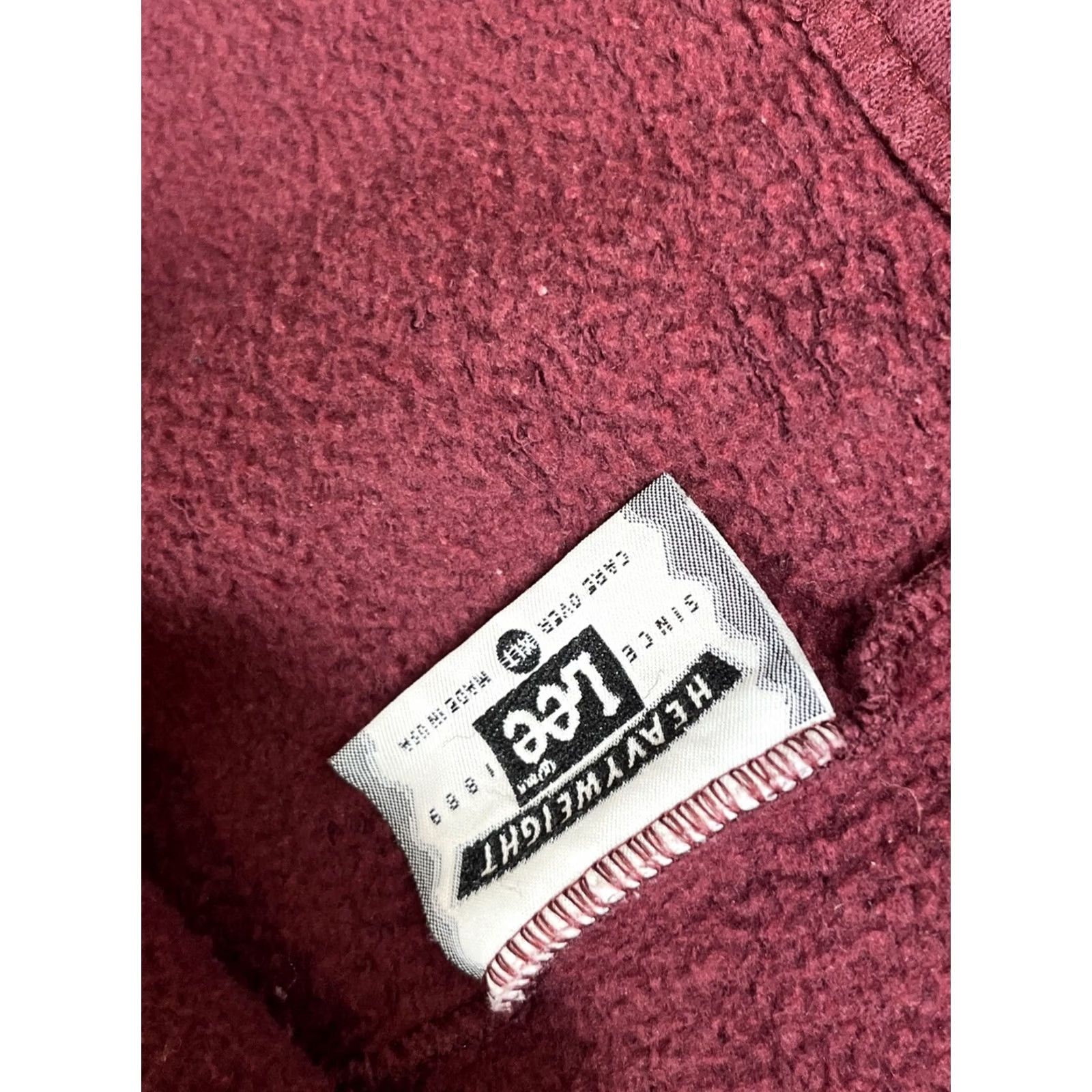 Lee VINTAGE Lee Sweatpants Pants XLT Red 90s Mens Baggy Cotton Activewear Mens Y2K Size US 35 - 4 Thumbnail