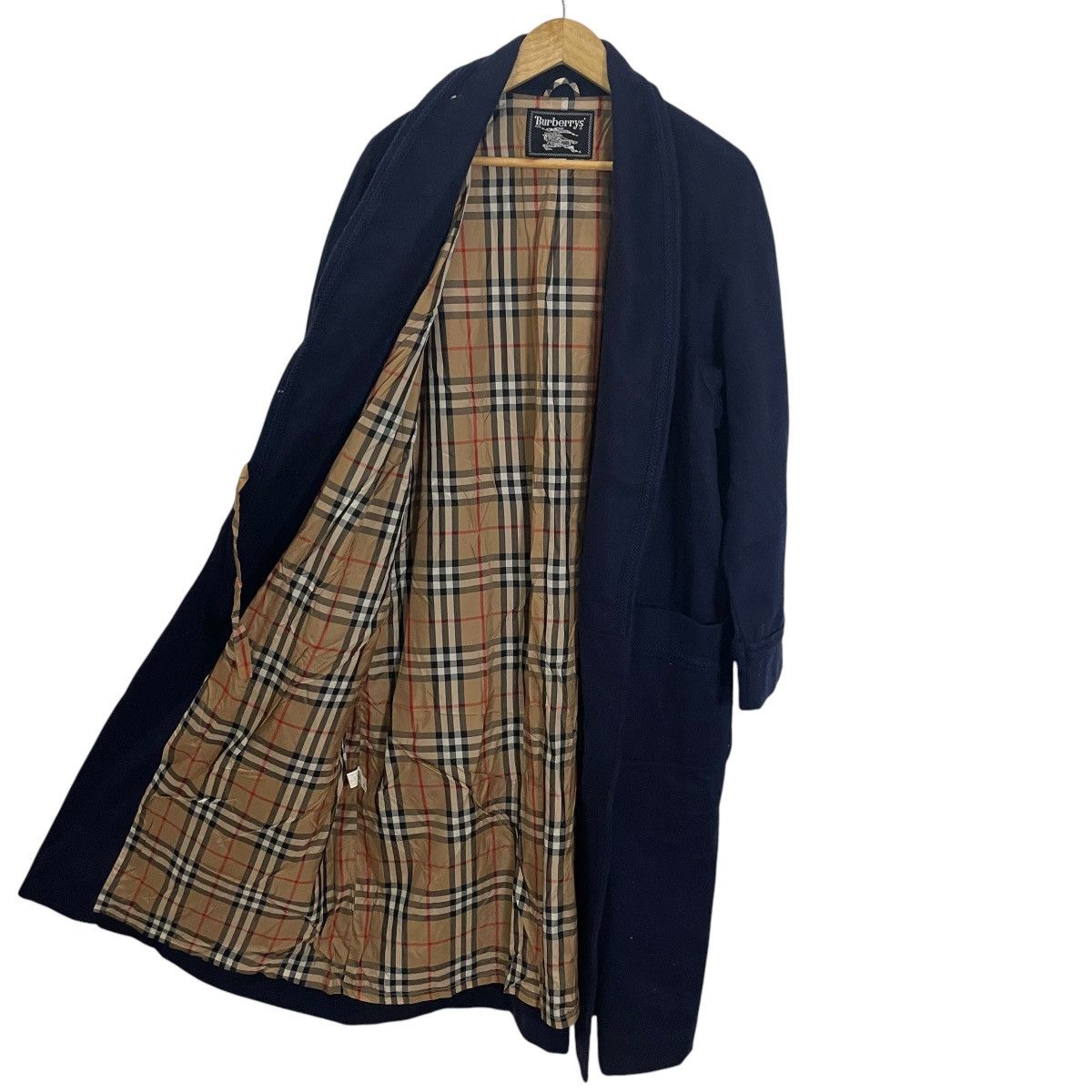 Burberry Vintage 90s Burberry’s Nova Check Long Jacket Size US L / EU 52-54 / 3 - 1 Thumbnail