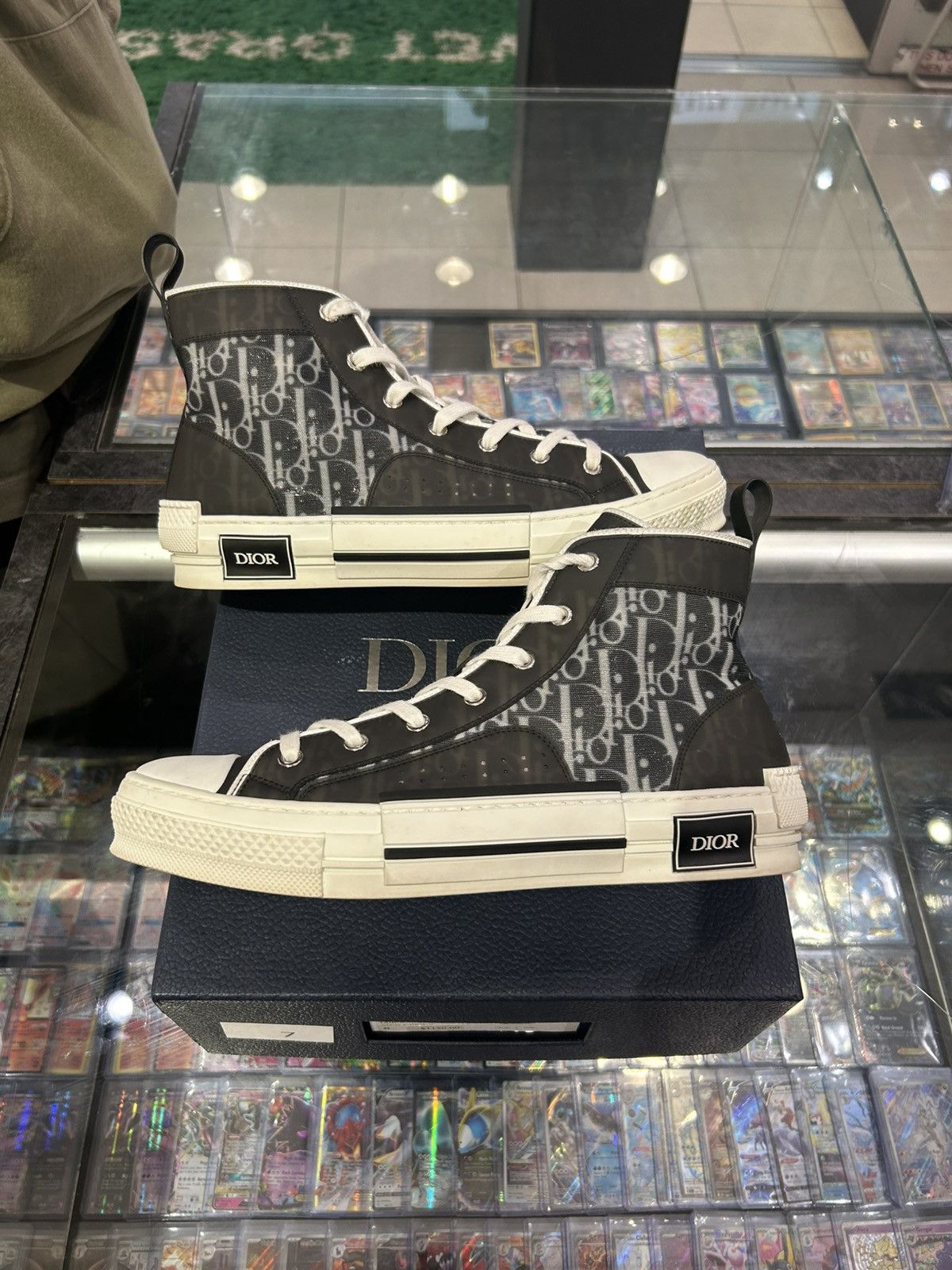 Dior Dior B23 high black white oblique Size US 10 / EU 43 - 1 Thumbnail