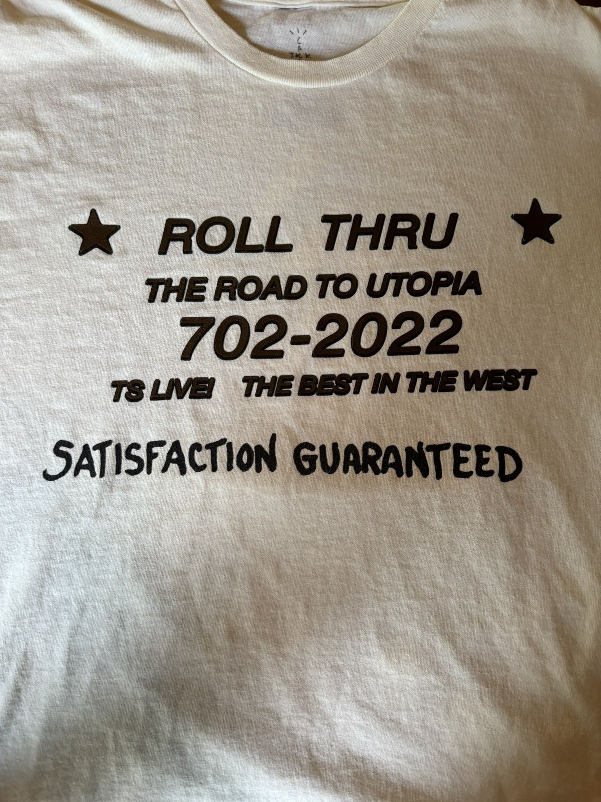 Travis Scott Travis Scott Road to Utopia Vegas Exclusive Tee Size US S / EU 44-46 / 1 - 2 Thumbnail