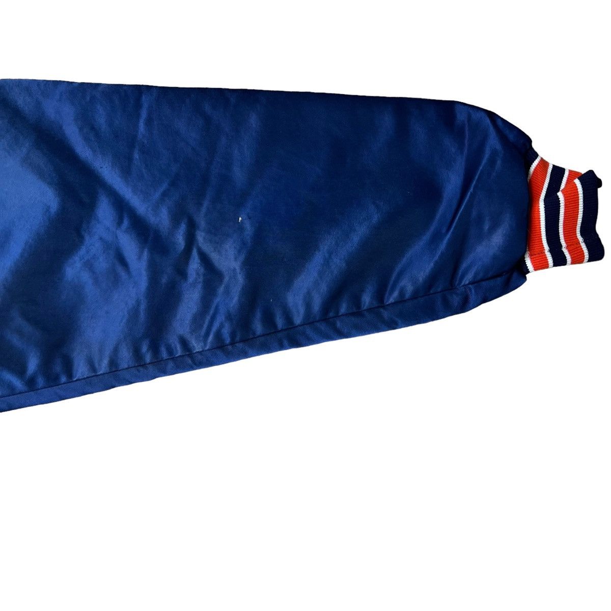 NCAA × Starter × Vintage Vintage 80s NCAA Fighting Illini Starter Satin Bomber Jacket Size US L / EU 52-54 / 3 - 18 Thumbnail