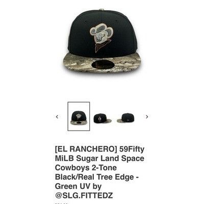 New Era Albuquerque Isotopes Burdeens 59Fifty RealTree Green UV Hat Size ONE SIZE - 8 Thumbnail