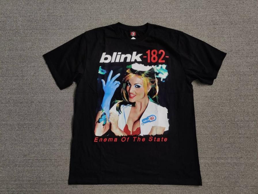 Blink 182 Enema of the State Graphic T-shirt XL Black