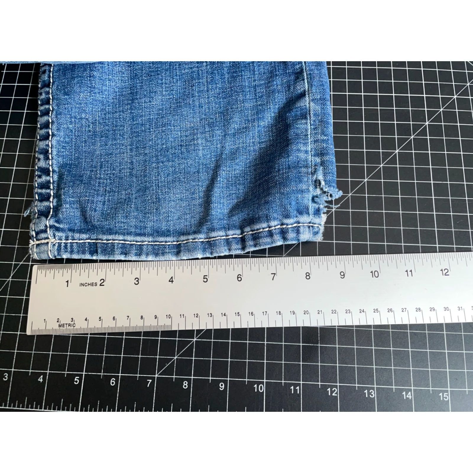 Vintage VINTAGE Buckle Bke Tyler Jeans Straight 33x30 Blue Denim Mid Rise 90s Hipster Grunge Mens Size US 33 - 7 Thumbnail