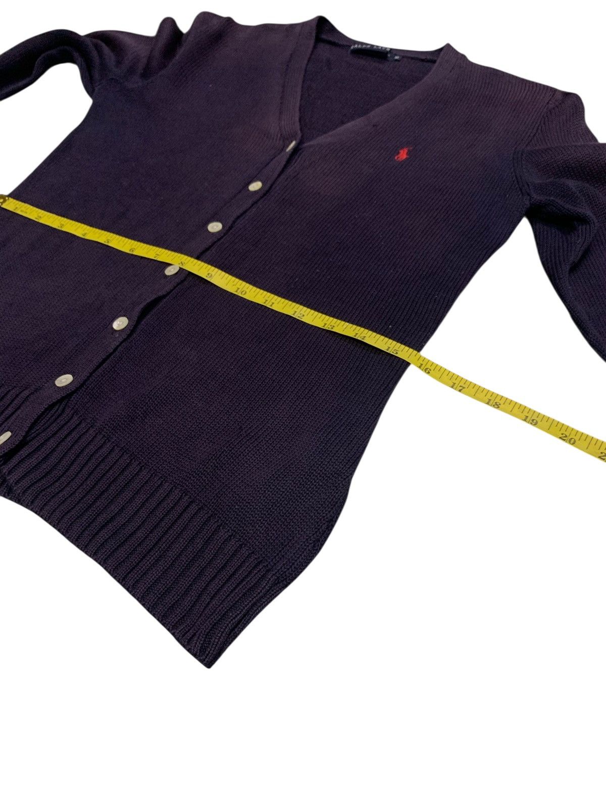 Ralph Lauren Vintage Ralph Lauren Small Logo Button Ups Knitwear Cardigan Size M / US 6-8 / IT 42-44 - 10 Thumbnail