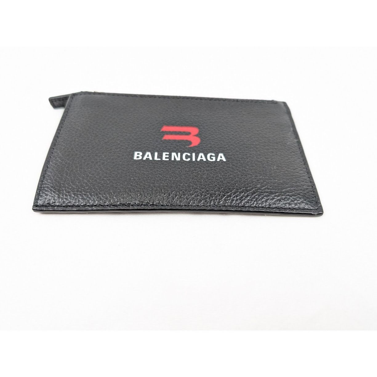Balenciaga o1rshd1 Size: OS / Printed Grained Calf Wallet in Black Size ONE SIZE - 4 Thumbnail