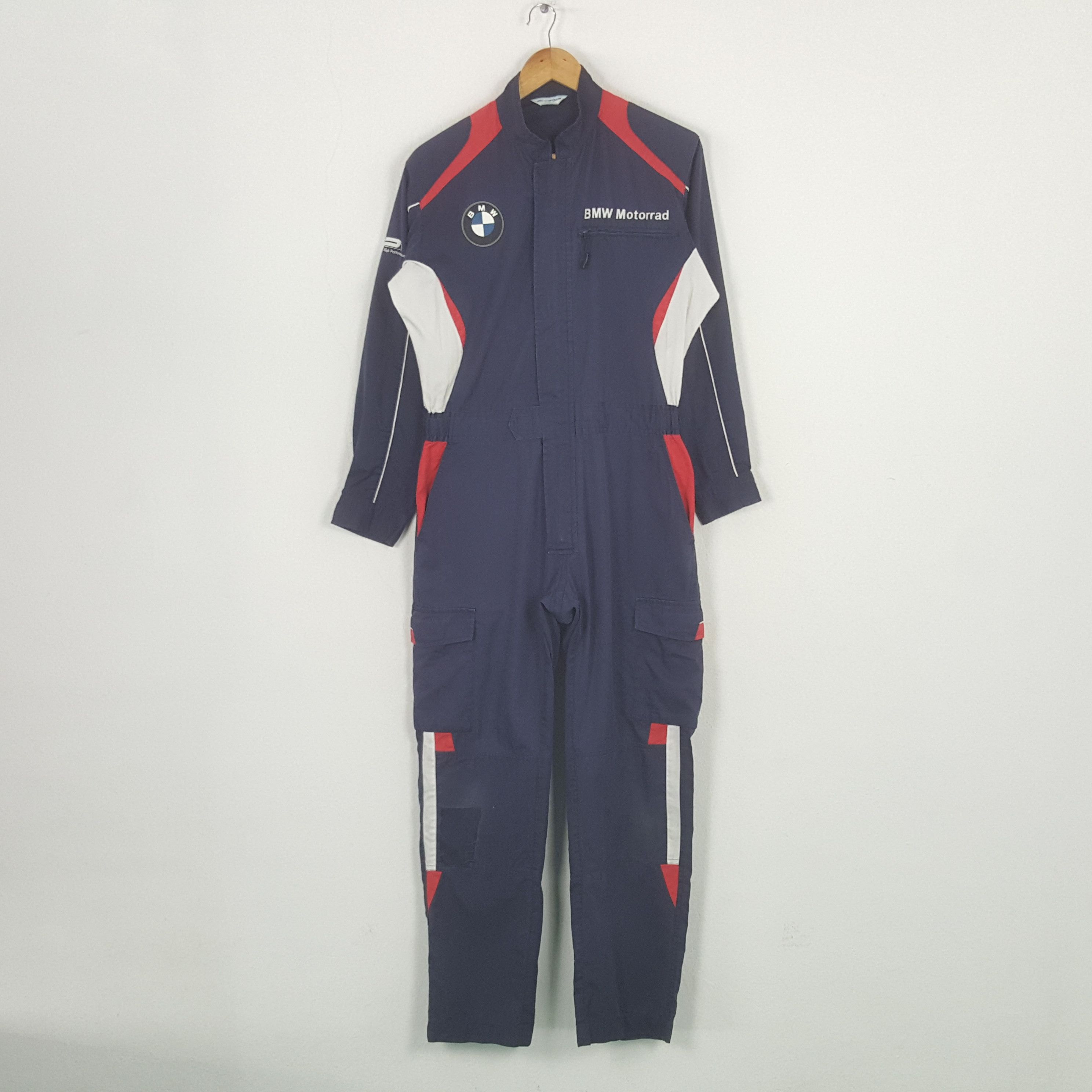 BMW Vintage BMW Motorrad Racing Workwear Coverall Jacket C298N28 Size US XS / EU 42 / 0 - 4 Thumbnail