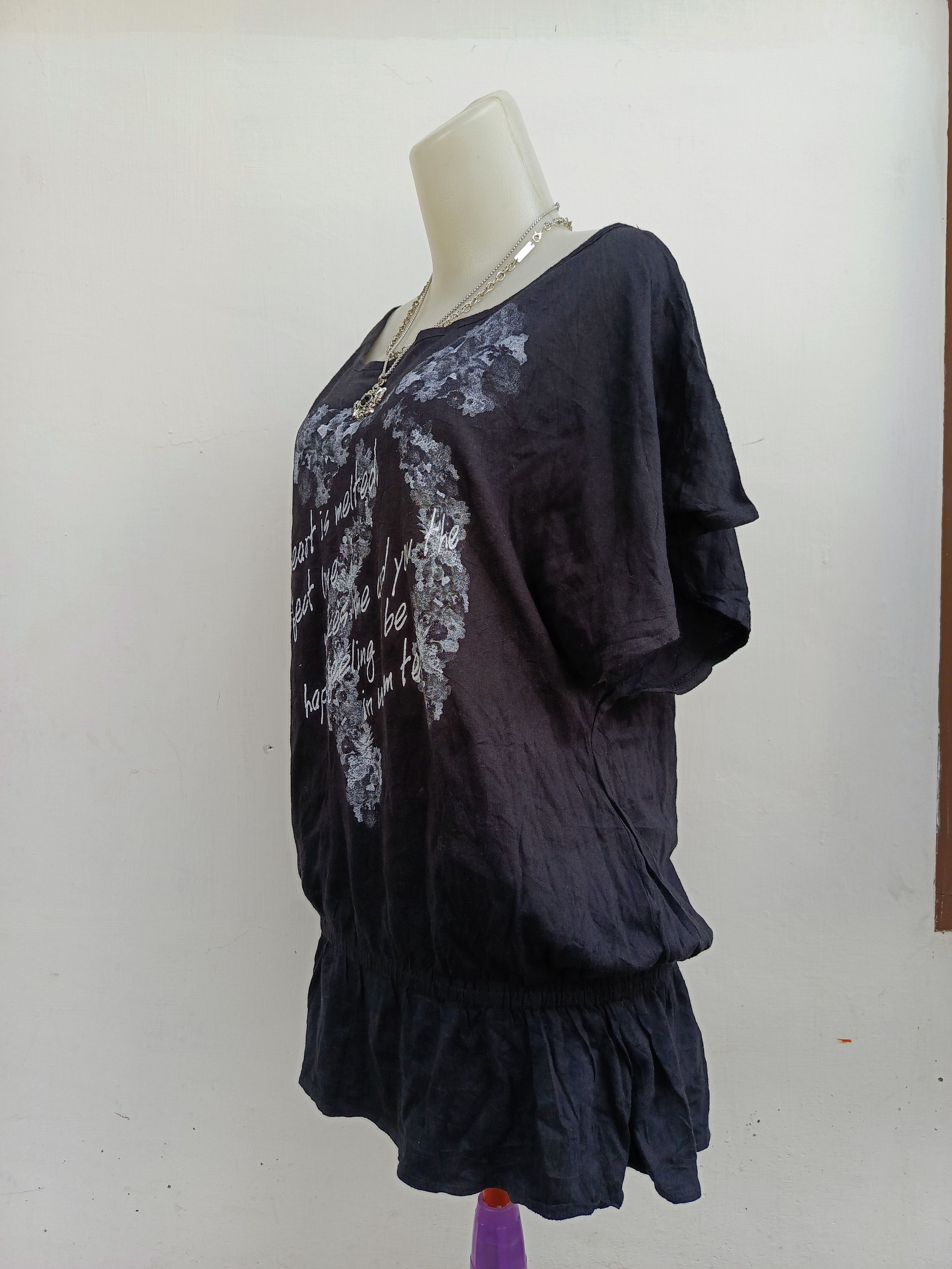 Japanese Brand Sky Bomber Gothic Fairy Grunge Tunic Top Size L / US 10 / IT 46 - 6 Thumbnail