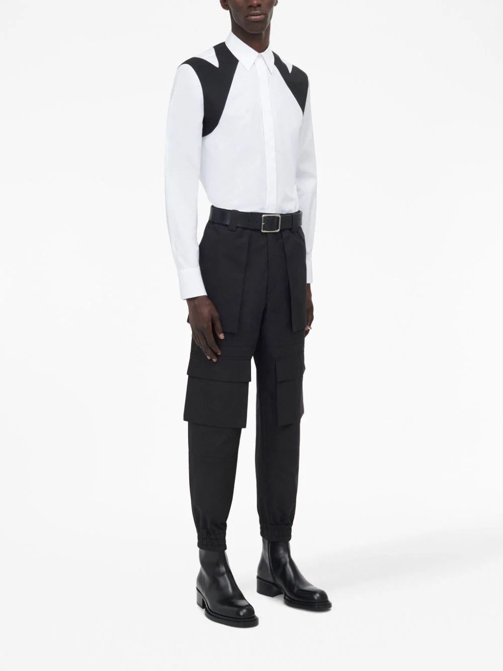 Alexander McQueen Alexander Mcqueen FW23 Cut-out Harness Shirt Size US M / EU 48-50 / 2 - 8 Thumbnail