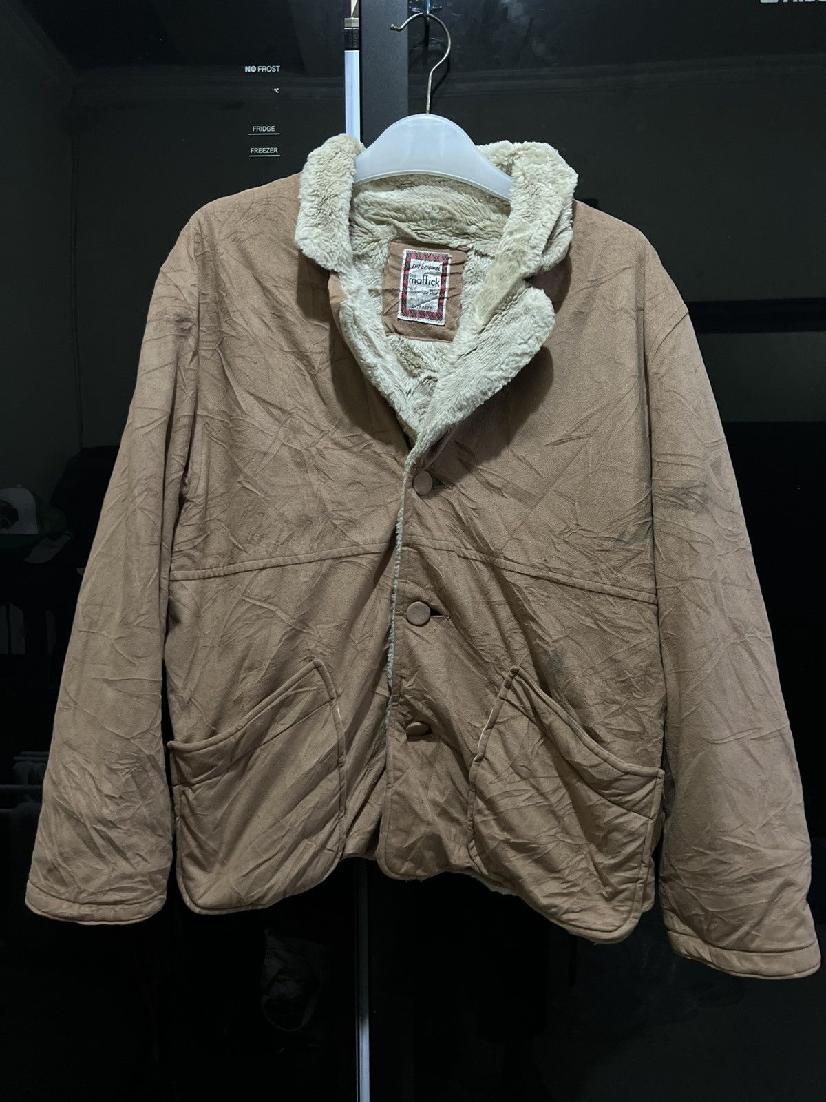 Japanese Brand Bee Maffick Made in Japan Sherpa Lining Jacket Size US M / EU 48-50 / 2 - 2 Thumbnail