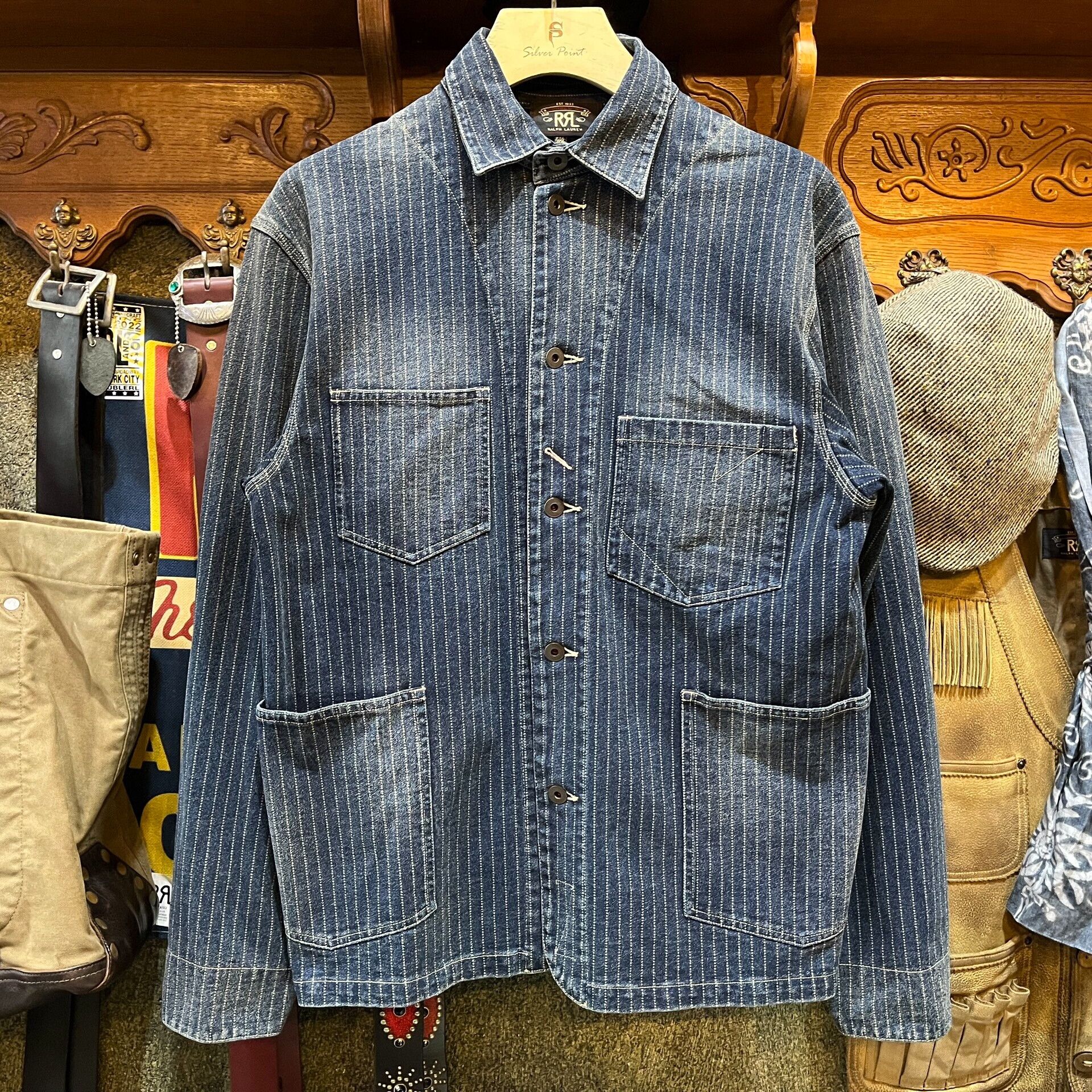RRL Denim Engineer Jacket with Tags display picture 1