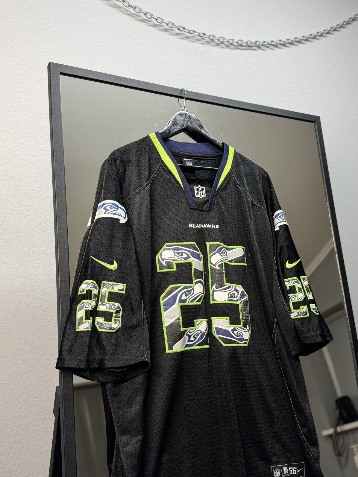 NFL × Nike Vintage Nike NFL Seahawks Richard Sherman #25 Size US XL / EU 56 / 4 - 3 Thumbnail