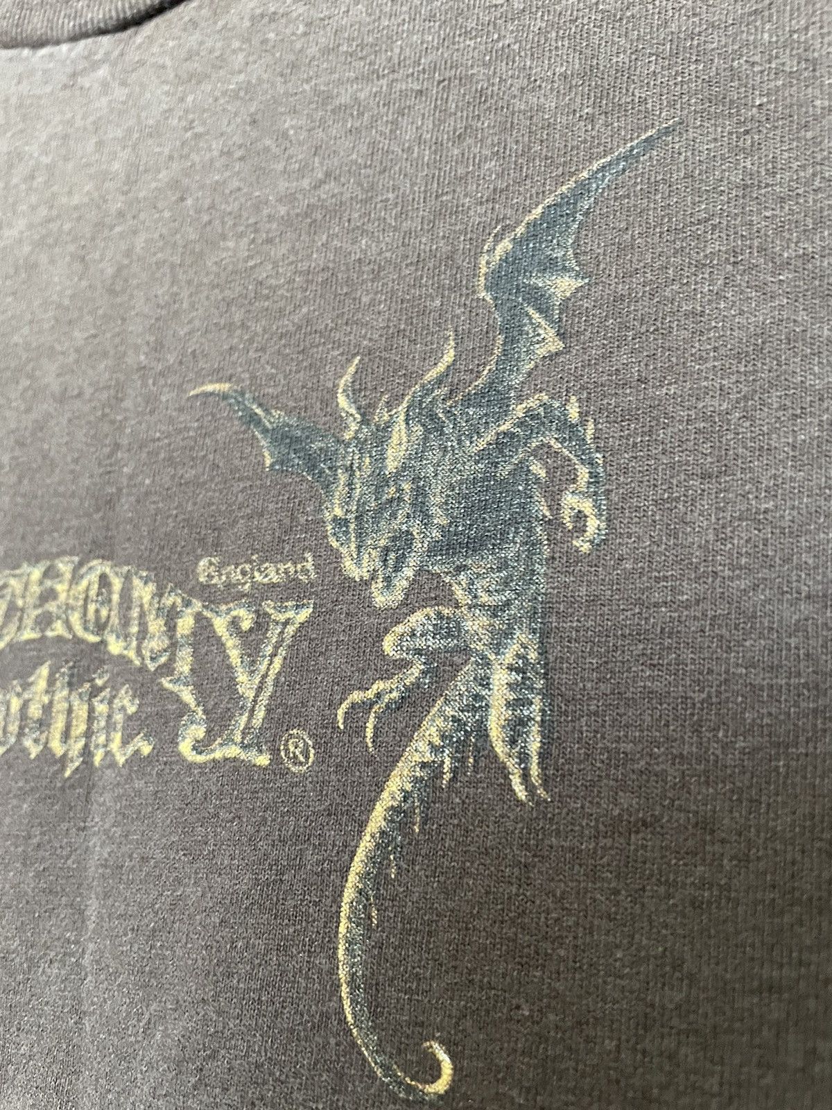 Alchemist Vintage 00s Alchemy Gothic England Dragon Tee Rare T Shirt Size US L / EU 52-54 / 3 - 4 Thumbnail