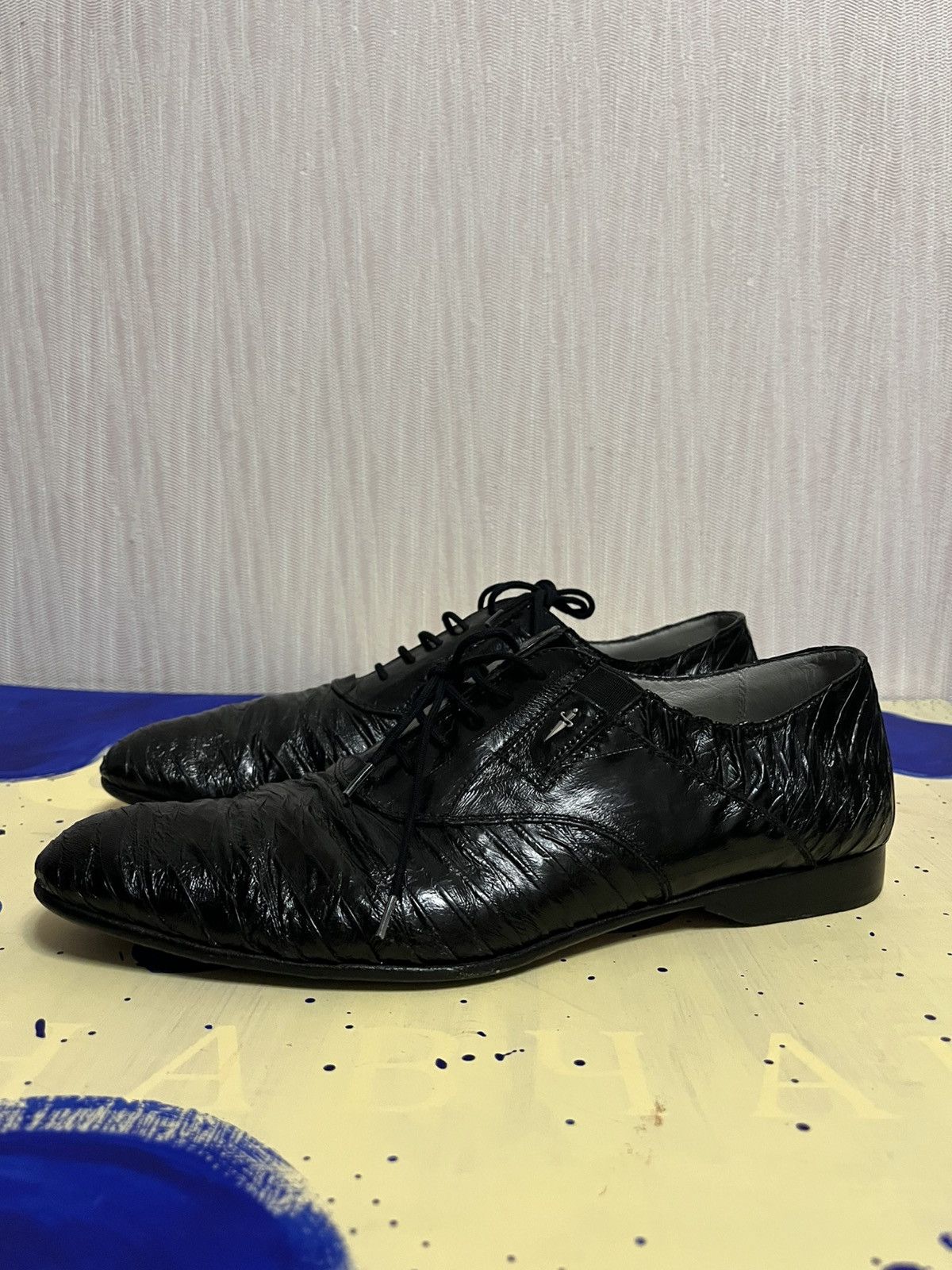 Paciotti Vintahe cesare pasiotti leather layered dagger shoes Size US 6 / EU 39 - 1 Thumbnail