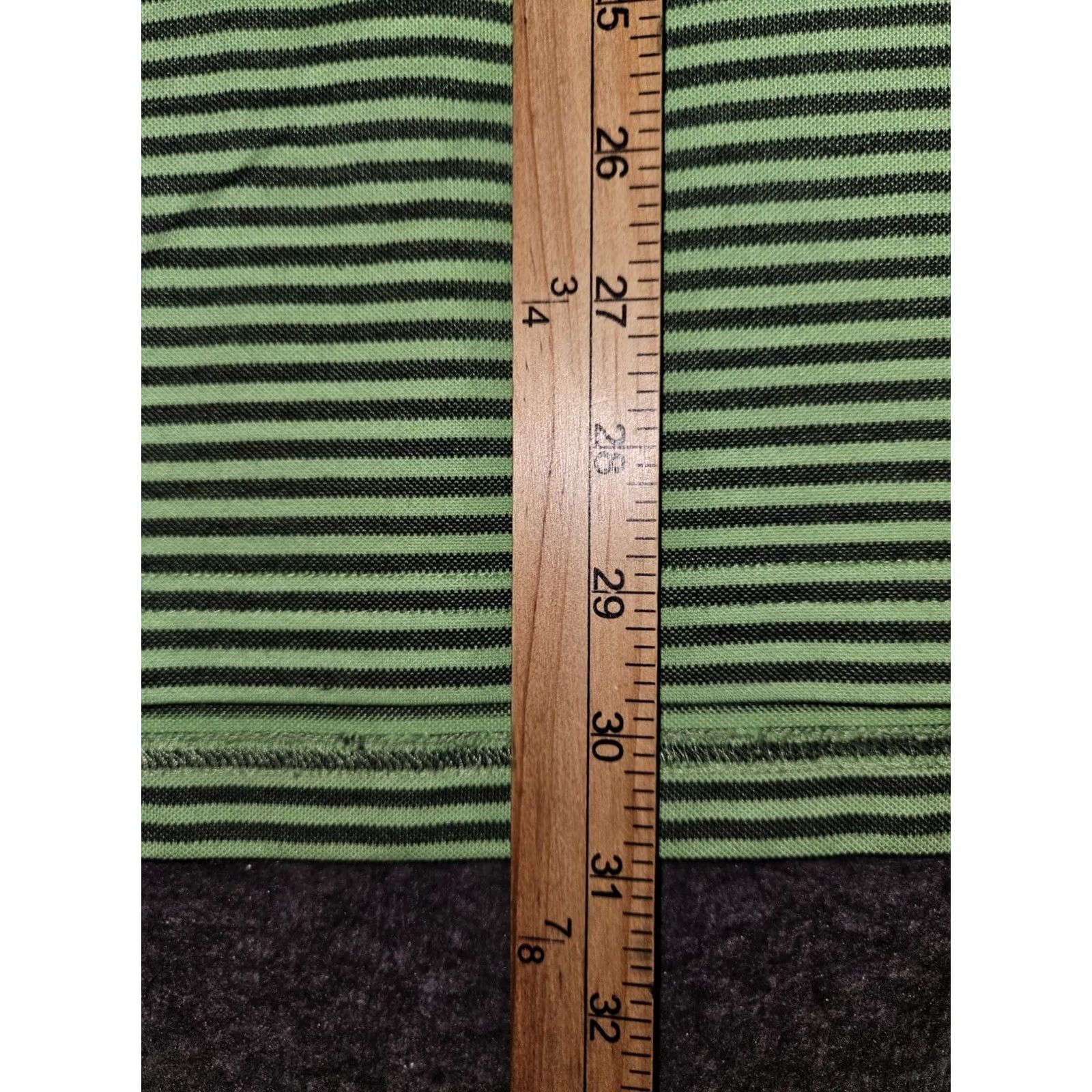 Vintage VINTAGE Teháma Polo Shirt Men XL Green Striped 60% Pima Cotton Hang'em Dry Golf Striped Embroidered Logo Short Sleeve Collared M Size US XL / EU 56 / 4 - 5 Thumbnail