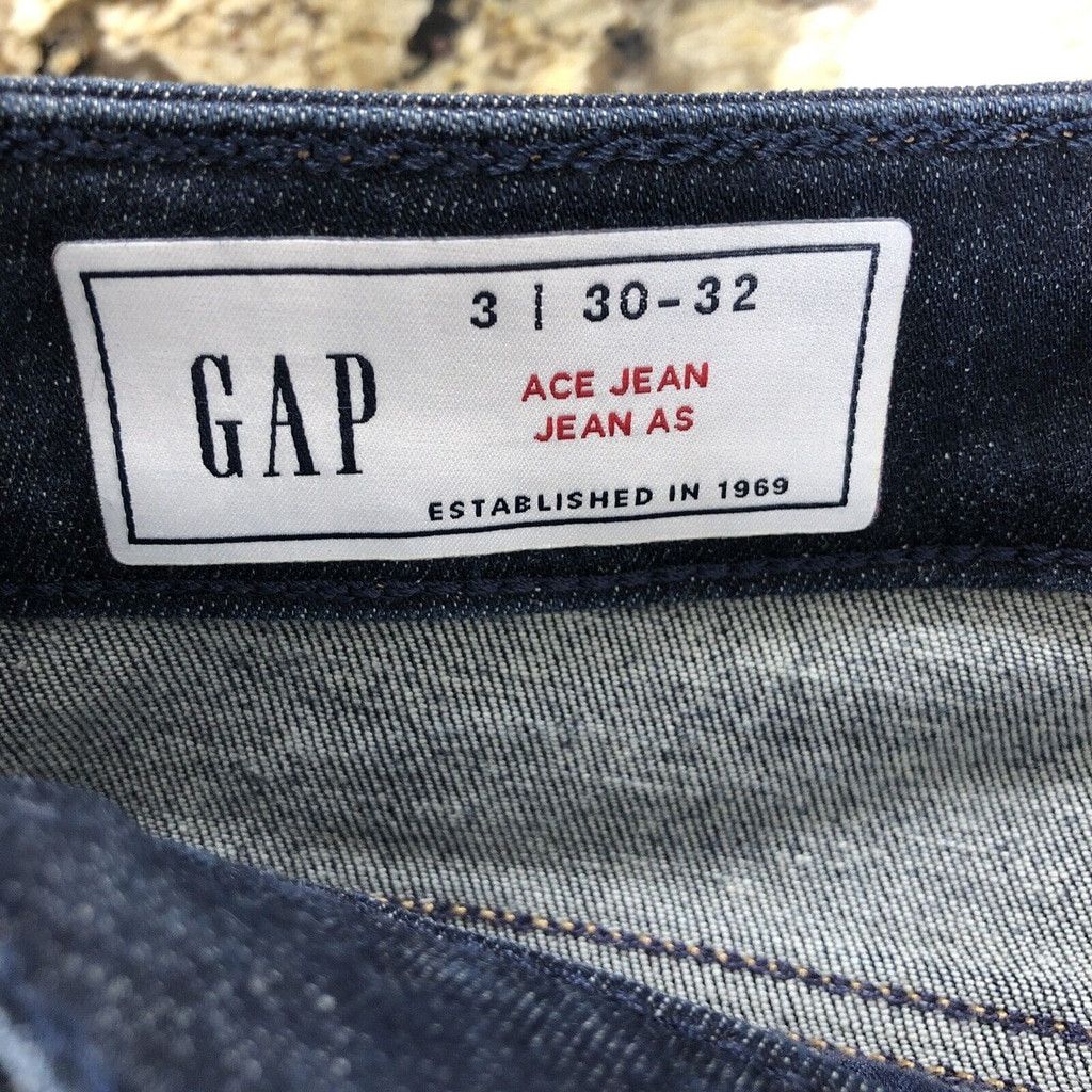 Gap Size 30 Gap Ace Jeans Womens Denim Stretchy Tapered Blue Size 30" / US 8 / IT 44 - 3 Thumbnail