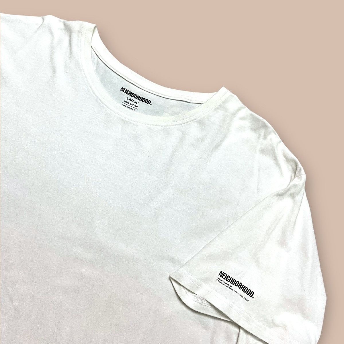 Neighborhood NEIGHBORHOOD White Tee Size US XL / EU 56 / 4 - 3 Thumbnail