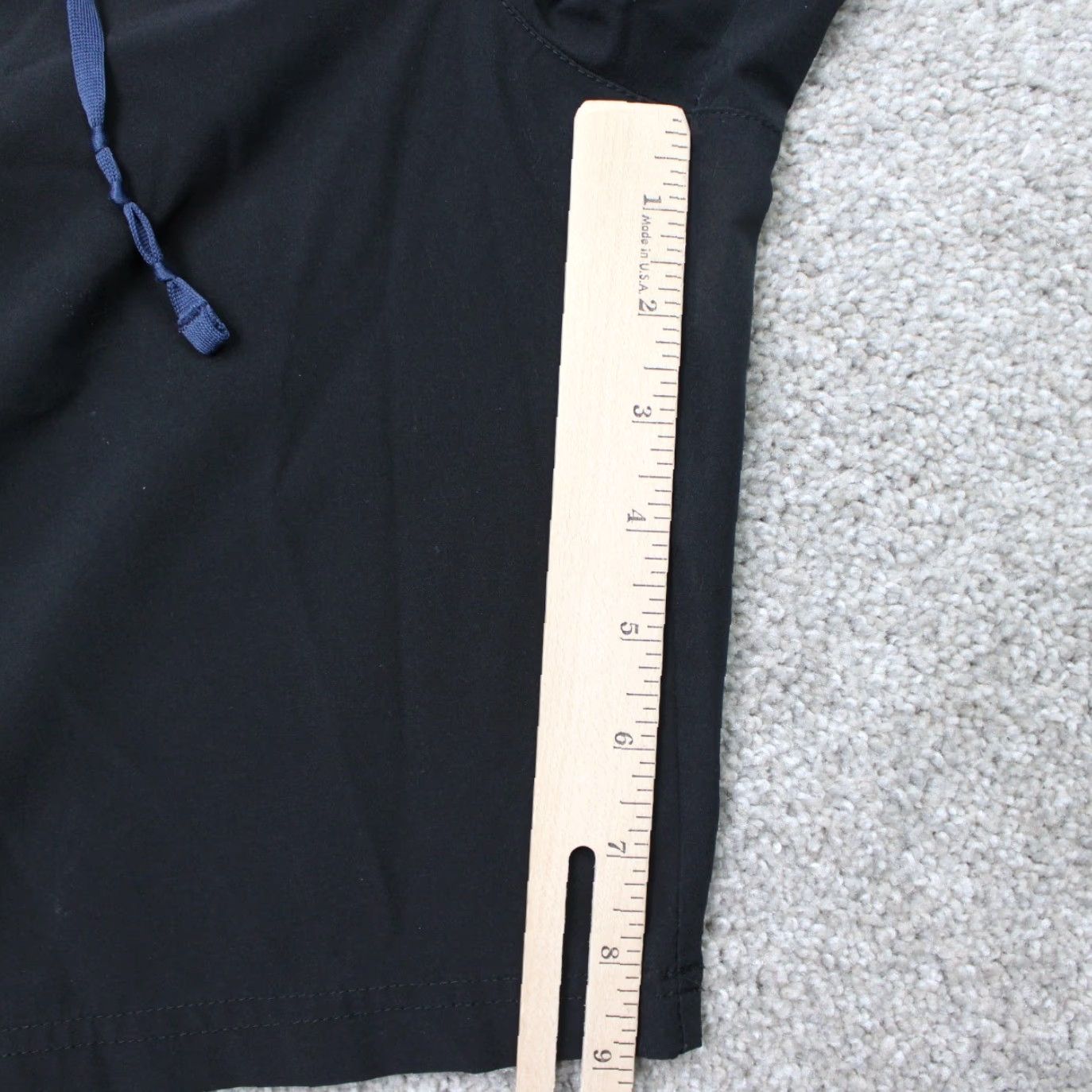 Vintage Skora Shorts Mens Medium Black/Blue Quick Dry Drawstring Athletic Stretch Bermuda Size US 31 - 3 Thumbnail