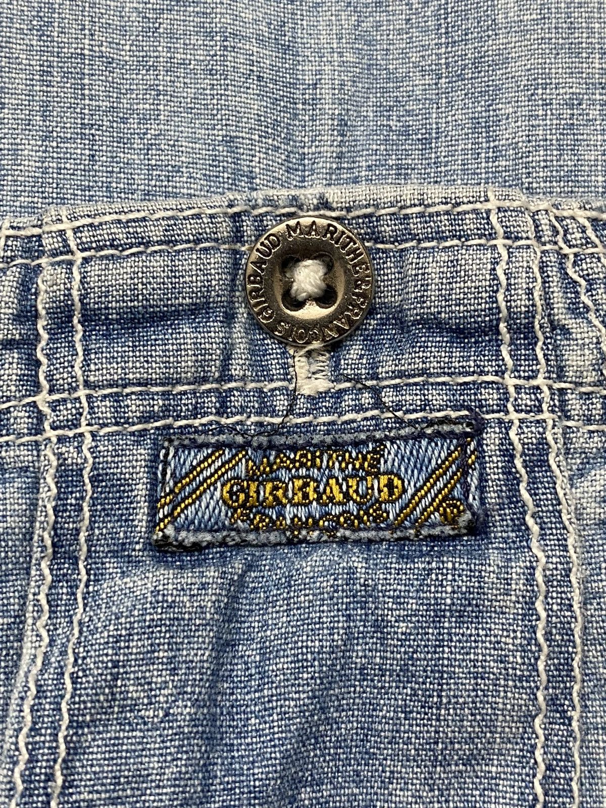 Marithe + Francois Girbaud MFG Marithe Francoise Girbaud Vintage Denim Big Pocket Size US XL / EU 56 / 4 - 2 Thumbnail