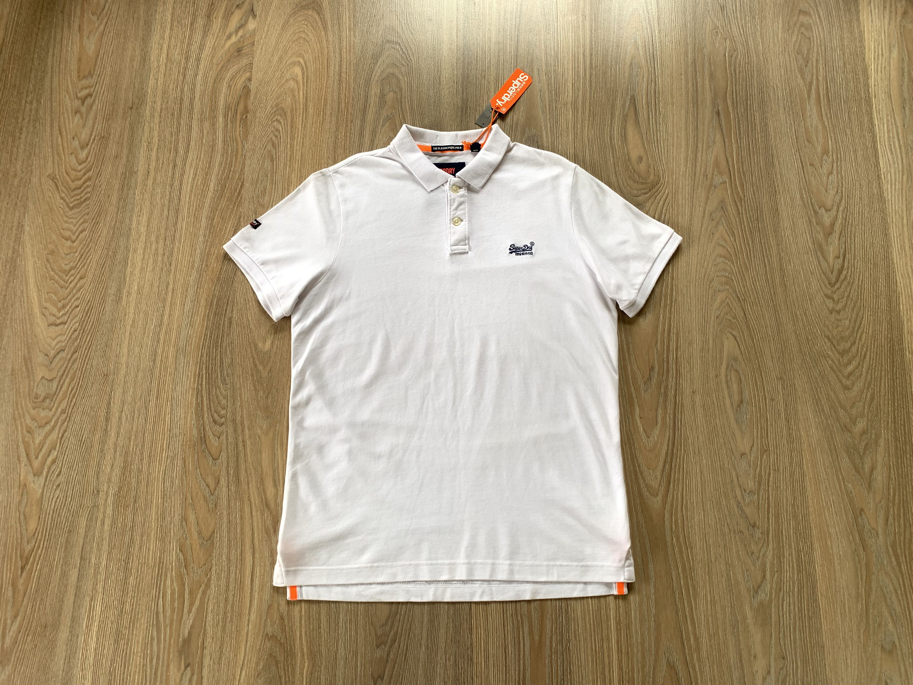 Japanese Brand × Superdry Superdry Classic Basic White Short Sleeeve Polo T Shirt Size US XXL / EU 58 / 5 - 12 Thumbnail
