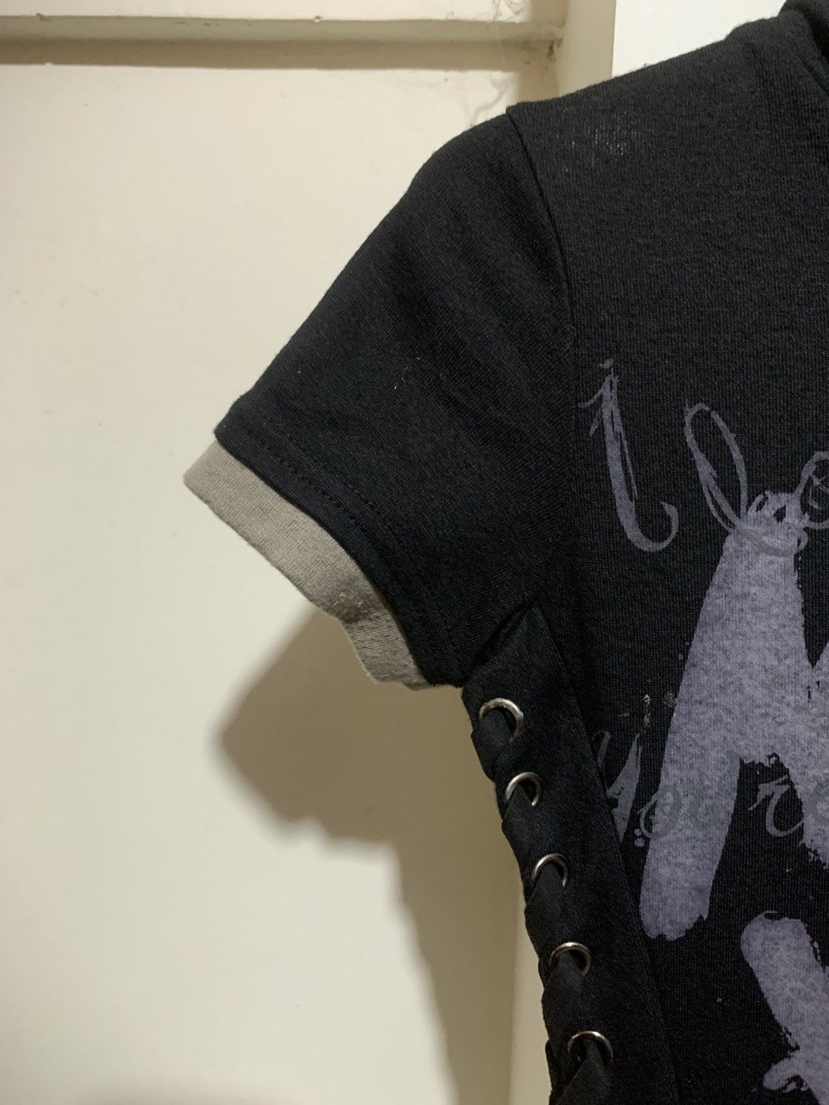 If Six Was Nine Japanese Jannis ‘ MOSTHIGH ‘ Poem Punk Grunge Tee Shirt Size M / US 6-8 / IT 42-44 - 2 Thumbnail