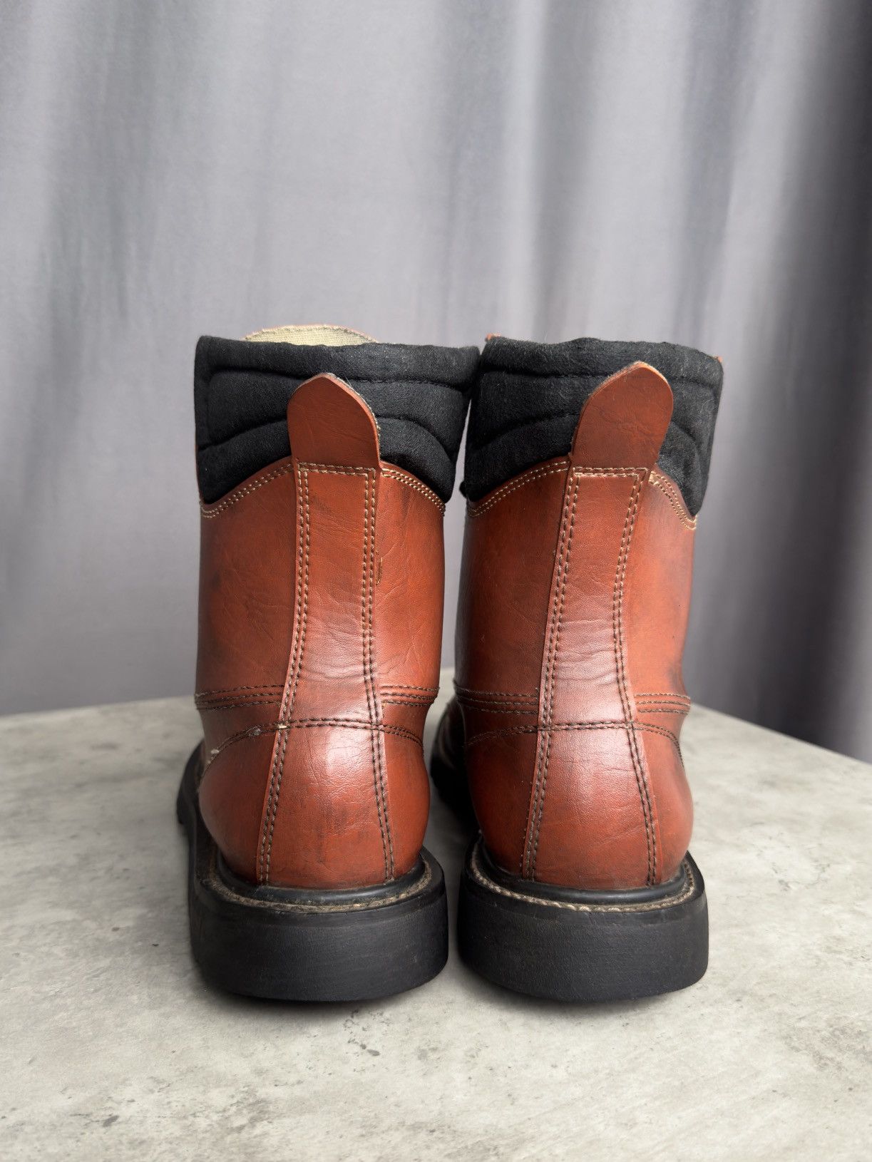 Other Vintage Guidi Vibe Leather Boots Moto Biker Shoes Size US 9.5 / EU 42-43 - 5 Thumbnail