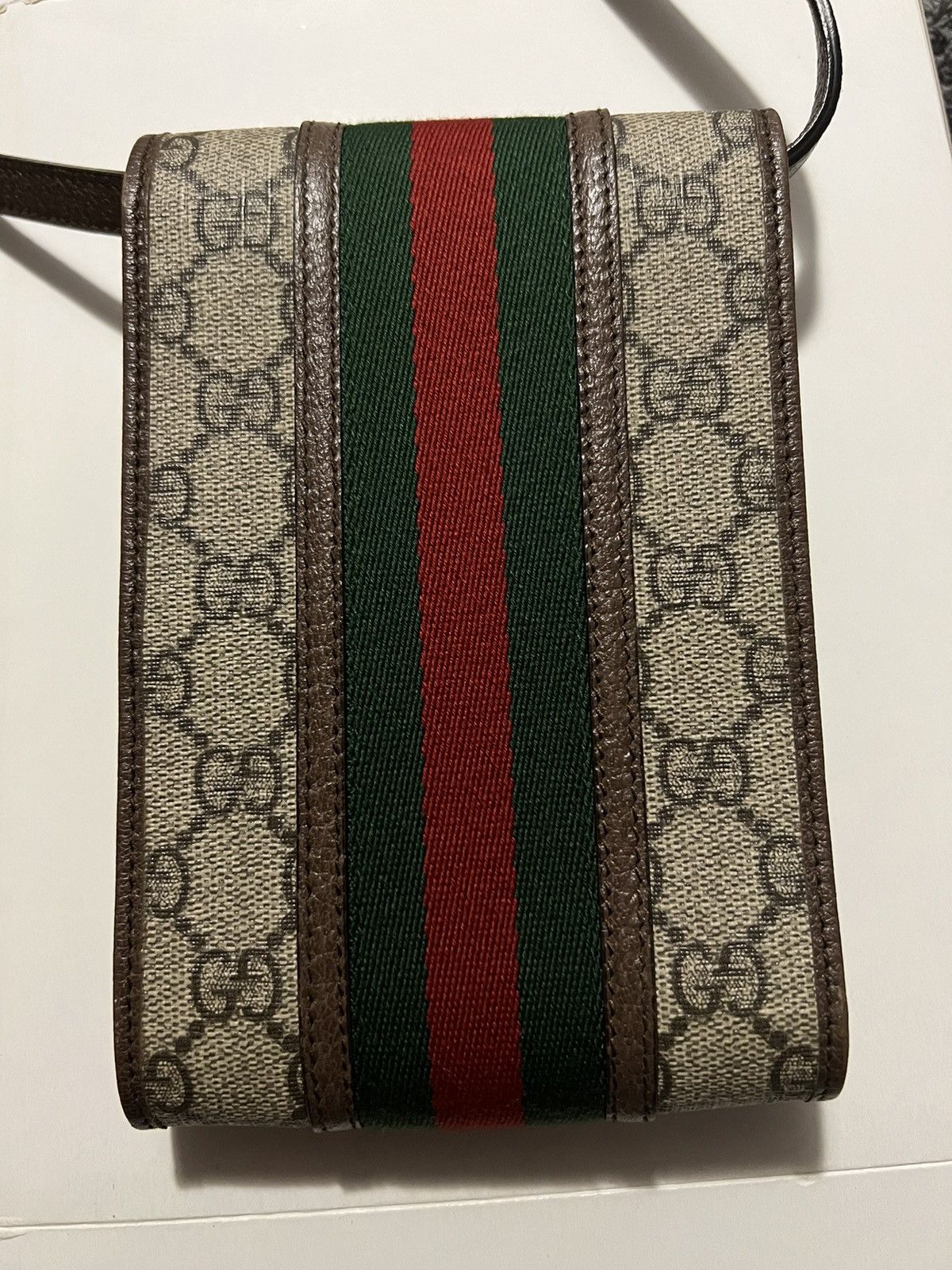 Gucci Gucci GG Supreme Web Mini Ophidia Crossbody Bag Size ONE SIZE - 2 Thumbnail