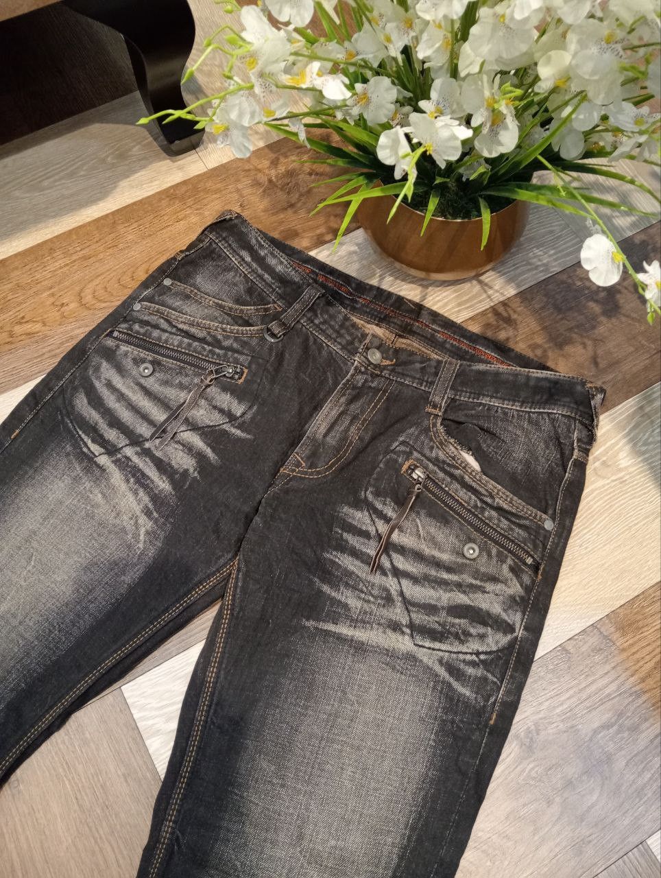Nicole Club NICOLE CLUB JAPAN DISTRESSED FLARED DENIM PANTS Size US 34 / EU 50 - 4 Thumbnail