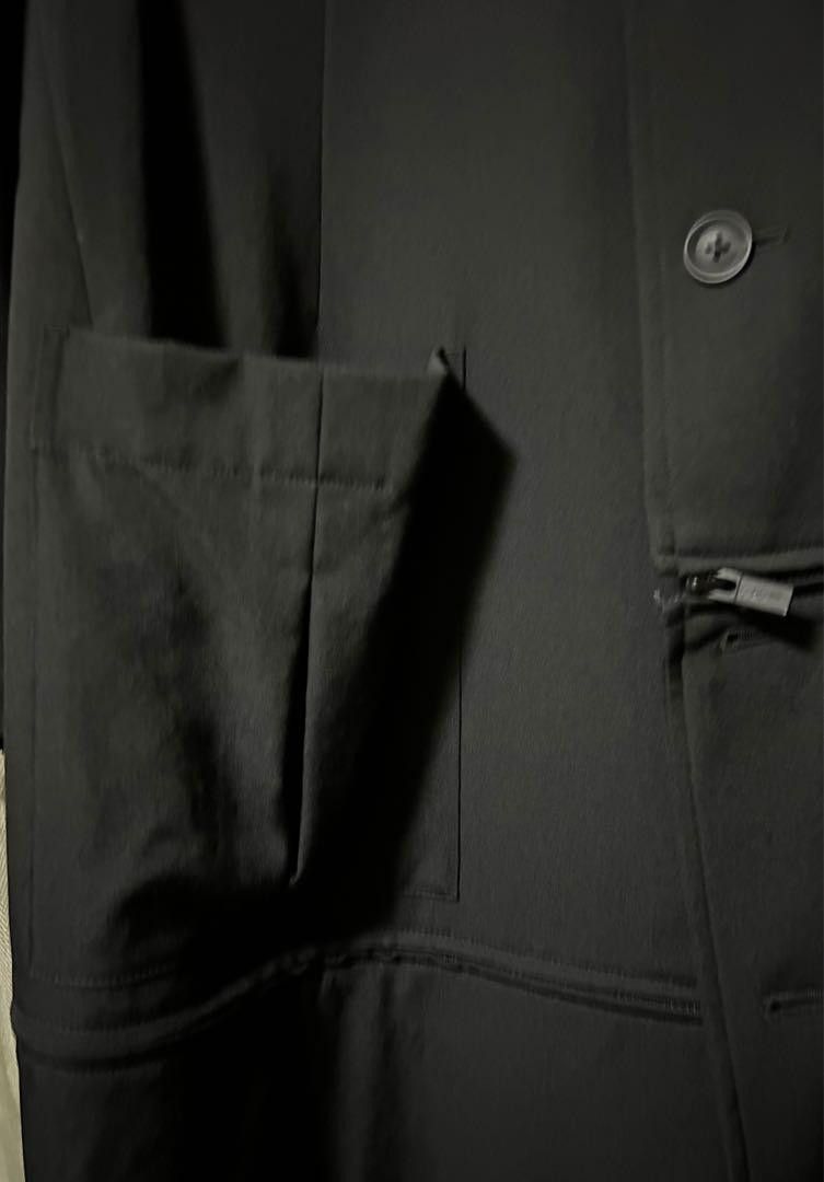 Yohji Yamamoto POUR HOMME 19aw Wool gabardine stand collar zip coat Size US L / EU 52-54 / 3 - 11 Thumbnail