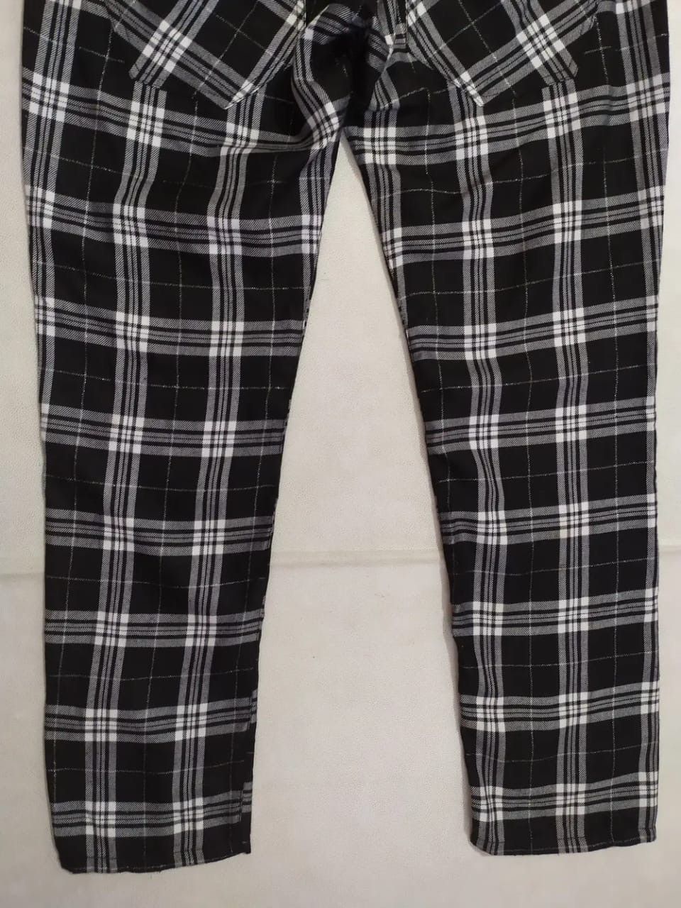 Japanese Brand Suggestion Check Pants Punk Bondage Zipper design Size US 31 - 10 Thumbnail